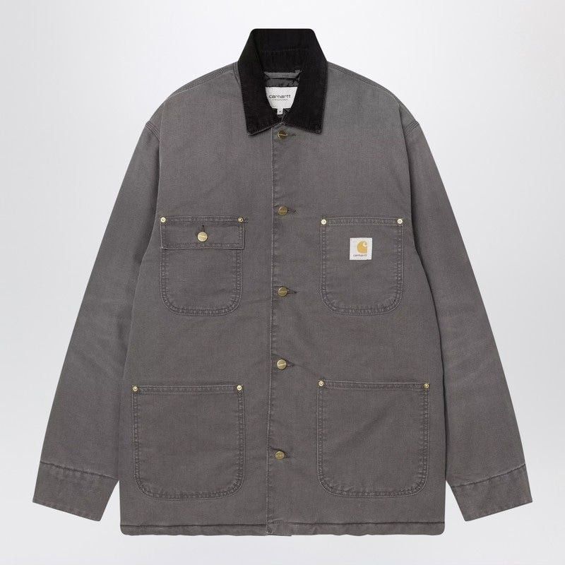 Carhartt OG Chore Coat (Winter) | Graphite / Black (stone canvas) Size US M / EU 48-50 / 2 - 1 Thumbnail