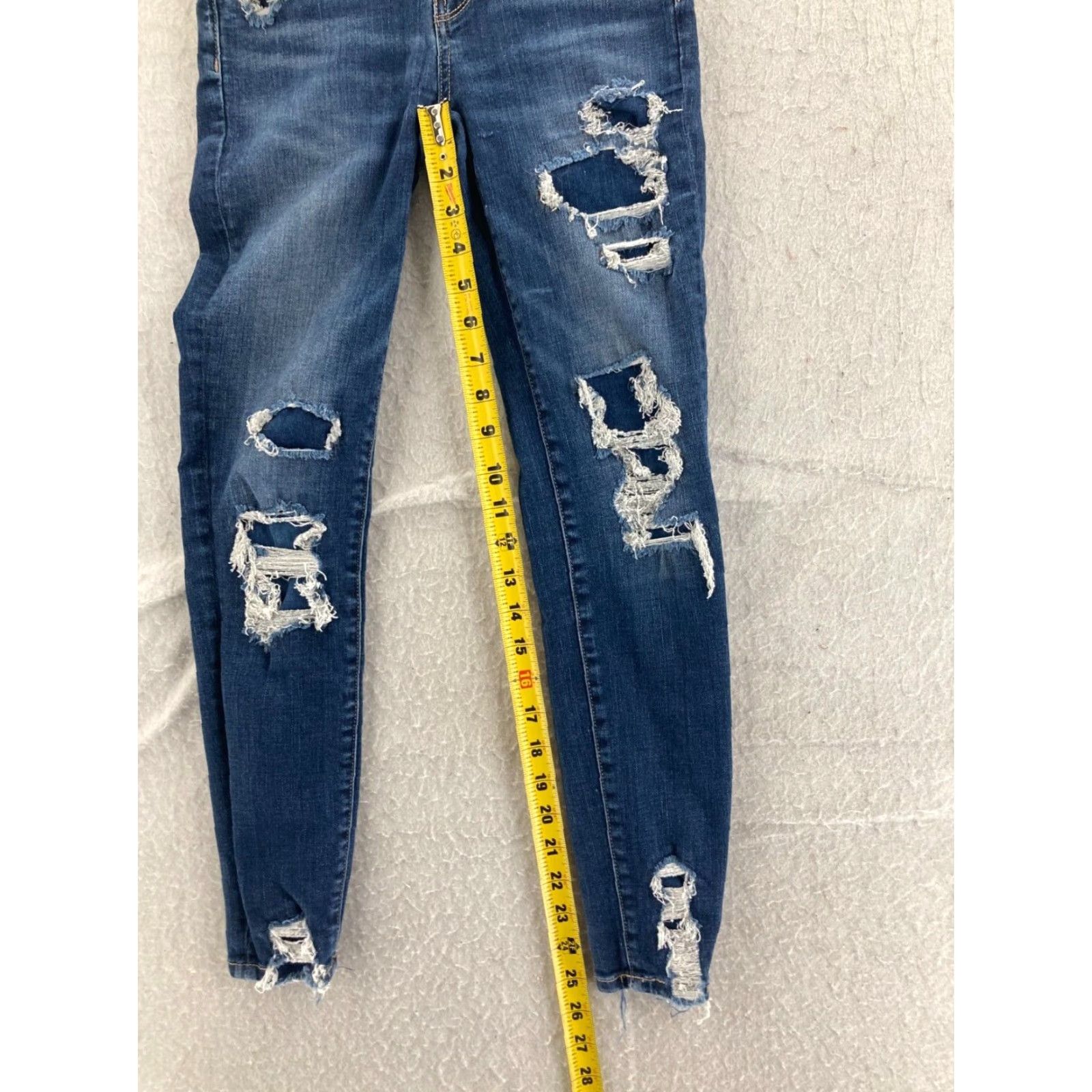 American Eagle Outfitters American Eagle Outfitters Jeans Womens 0 Blue Denim Stretch Skinny Next Level Jeans - Adult Regular Size 0 Blue Denim Size 25" / US 0 / IT 36 - 5 Thumbnail