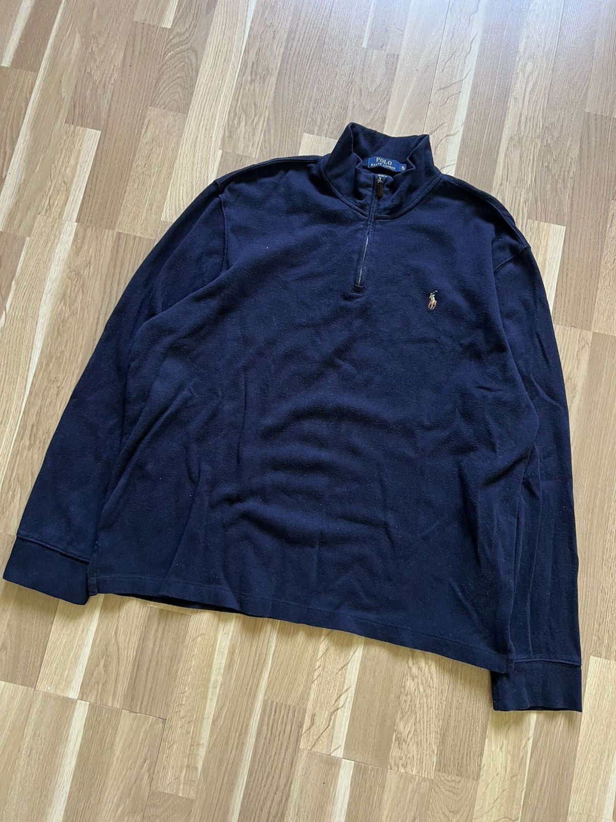 Polo Ralph Lauren Polo ralph lauren vintage 1/4 zip sweatshirt old money Size US XL / EU 56 / 4 - 2 Thumbnail