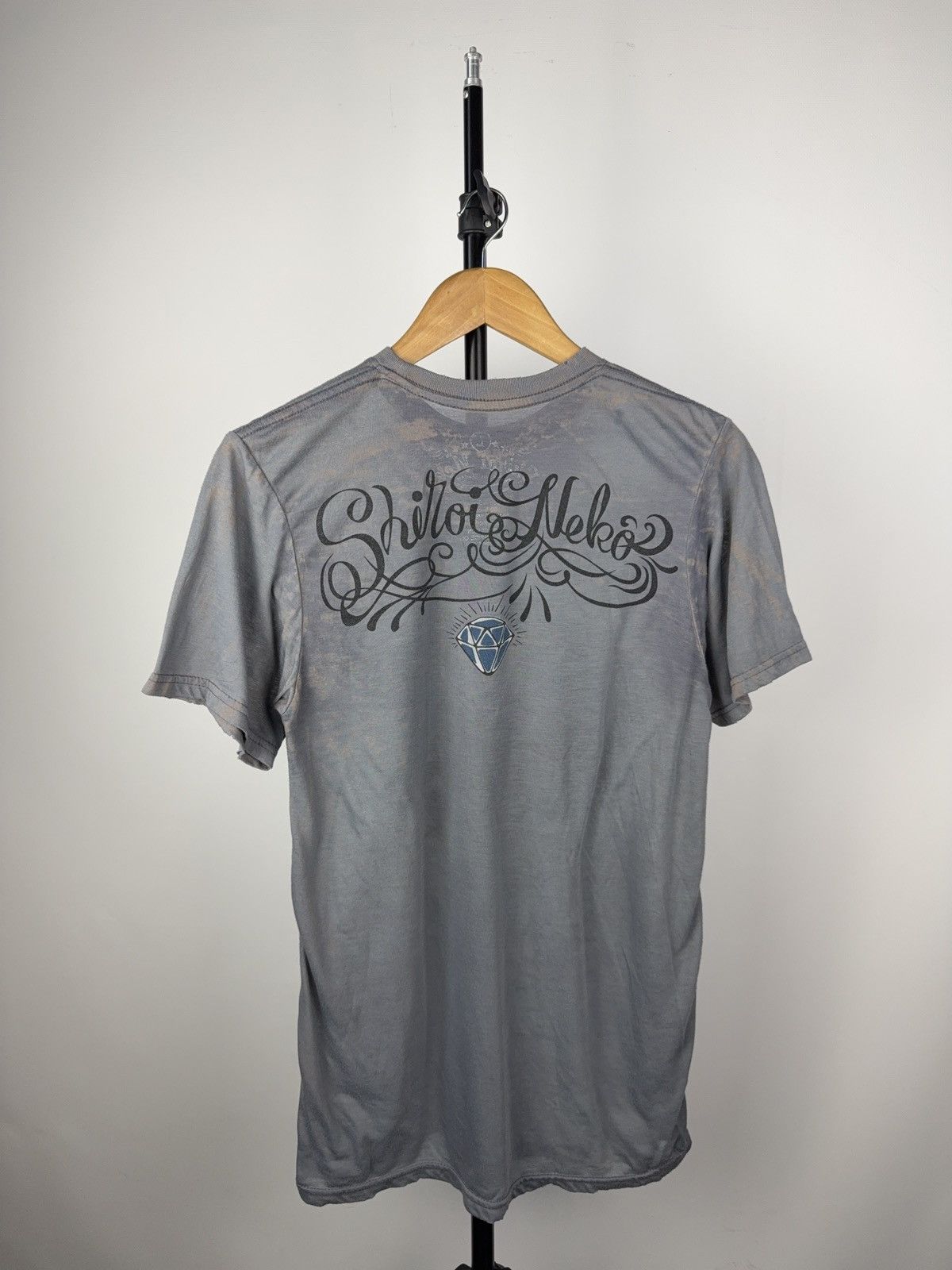 Ed Hardy × Vintage 00s Shiroi Neko Bleach Tattoo Tee Heart Dagger Graphic Size US L / EU 52-54 / 3 - 5 Thumbnail