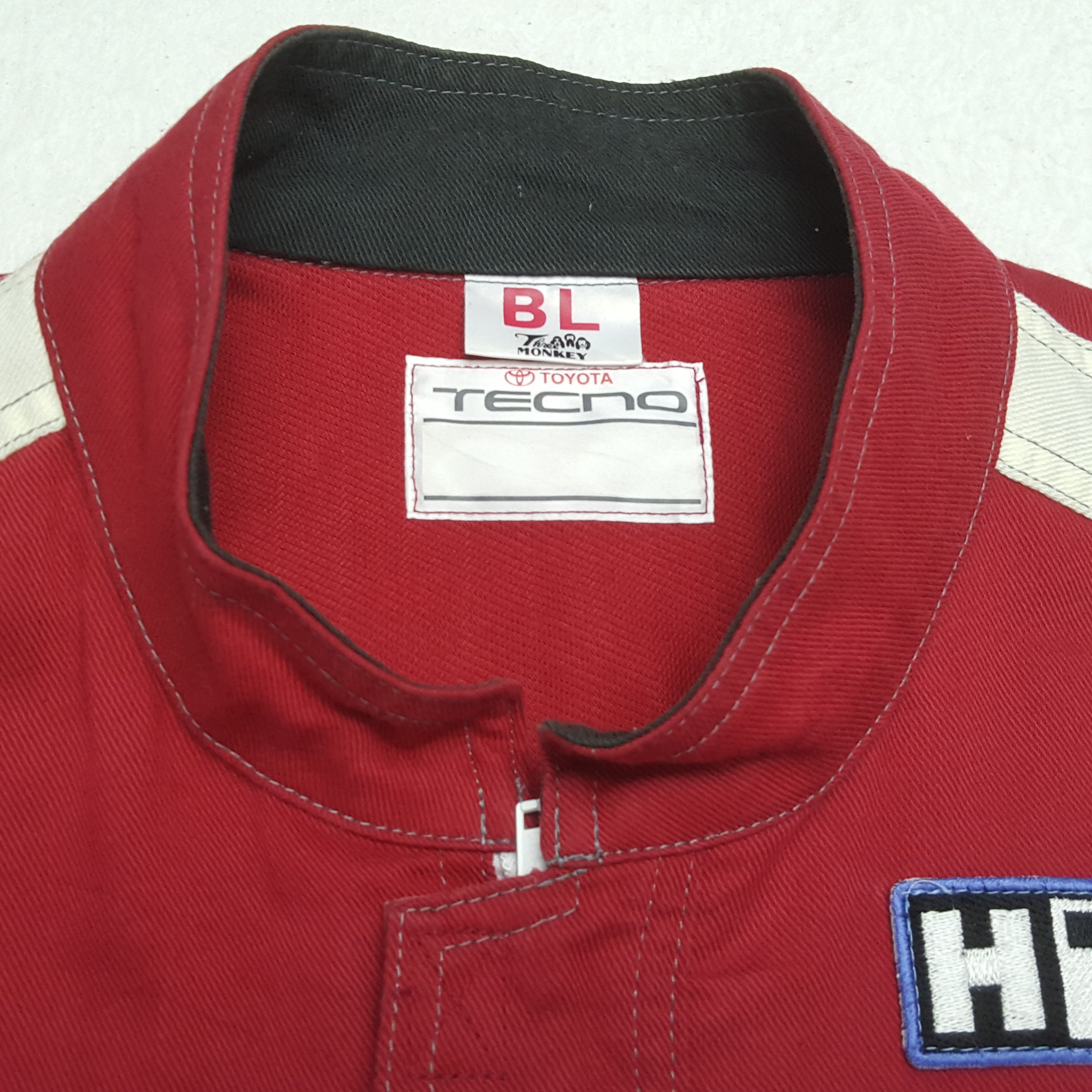 Japanese Brand × Vintage TOYOTA TECNO Motorsports Racing Style Coverall Jacket Size US L / EU 52-54 / 3 - 13 Thumbnail