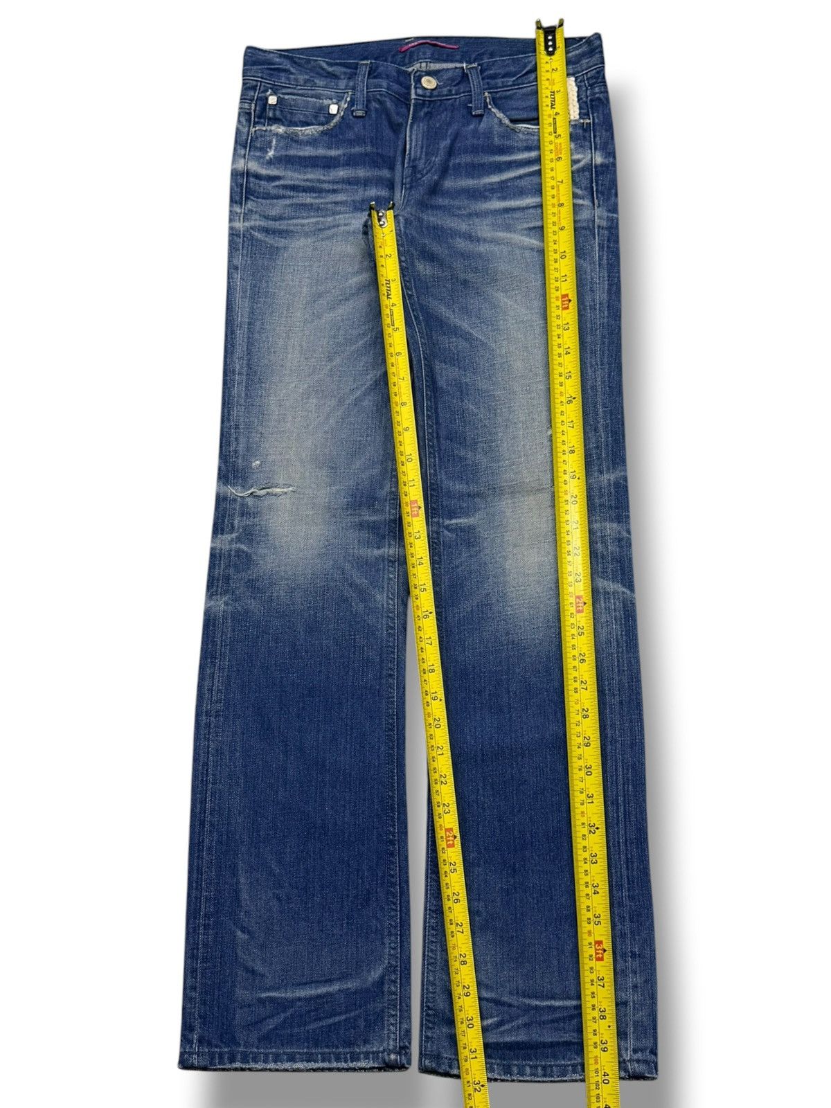 Japanese Brand Vintage CHOCOHOLIC Japanese Denim Jeans | Slim Bootcut | W29 Size 29" - 12 Thumbnail