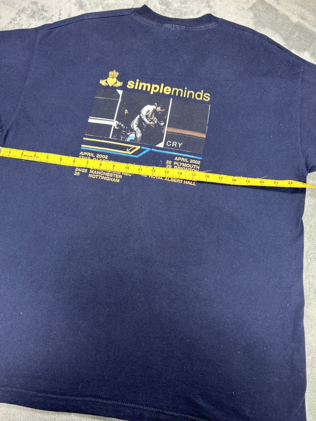 Band Tees Vintage Band Tees Simple Minds /indie rock Size US XL / EU 56 / 4 - 8 Thumbnail