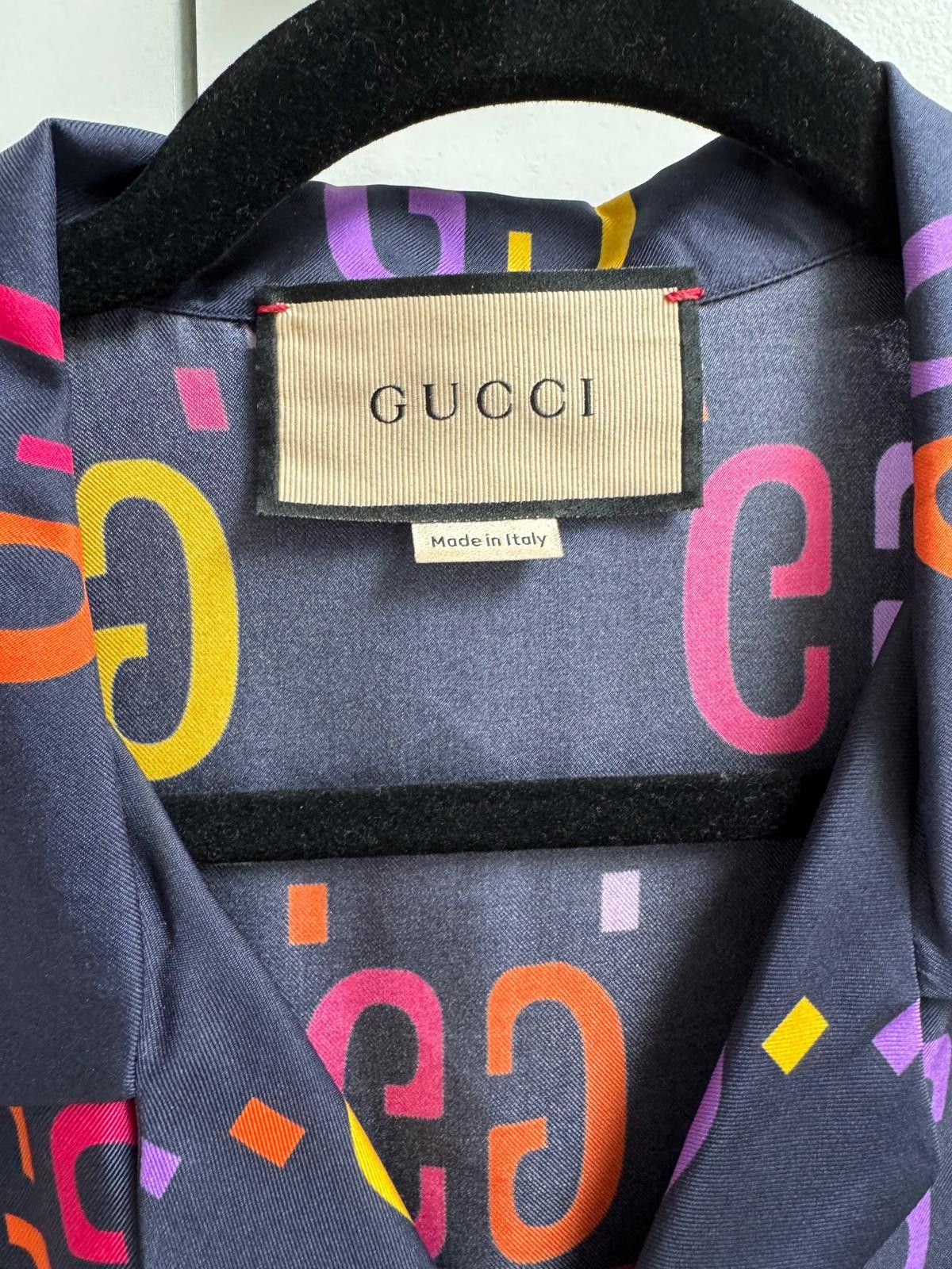 Gucci GUCCI SILK GG JUMBO SHIRT Size US L / EU 52-54 / 3 - 1 Thumbnail