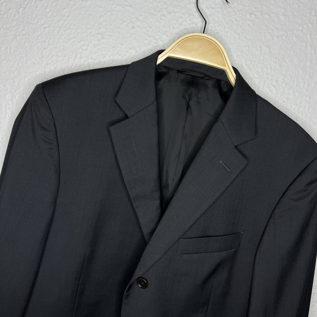 Balmain × Vintage Vintage BALMAIN Black Blazer Wool Jacket M size Size 40R - 4 Thumbnail