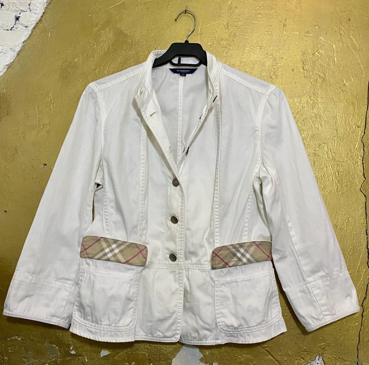 Burberry Burberry white denim jacket Size XS / US 0-2 / IT 36-38 - 4 Thumbnail