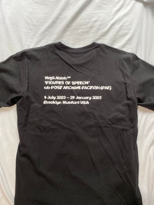 Virgil Abloh Brooklyn Museum FOS Cat Pyrex T-Shirt Black