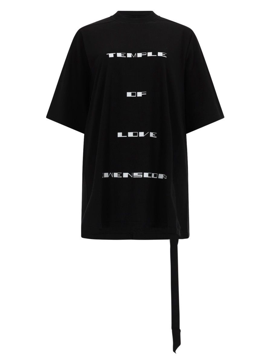 Rick Owens Drkshdw RICK OWENS DRKSHDW "JUMBO SS" T-SHIRT - BLACK Size S / US 4 / IT 40 - 1 Thumbnail