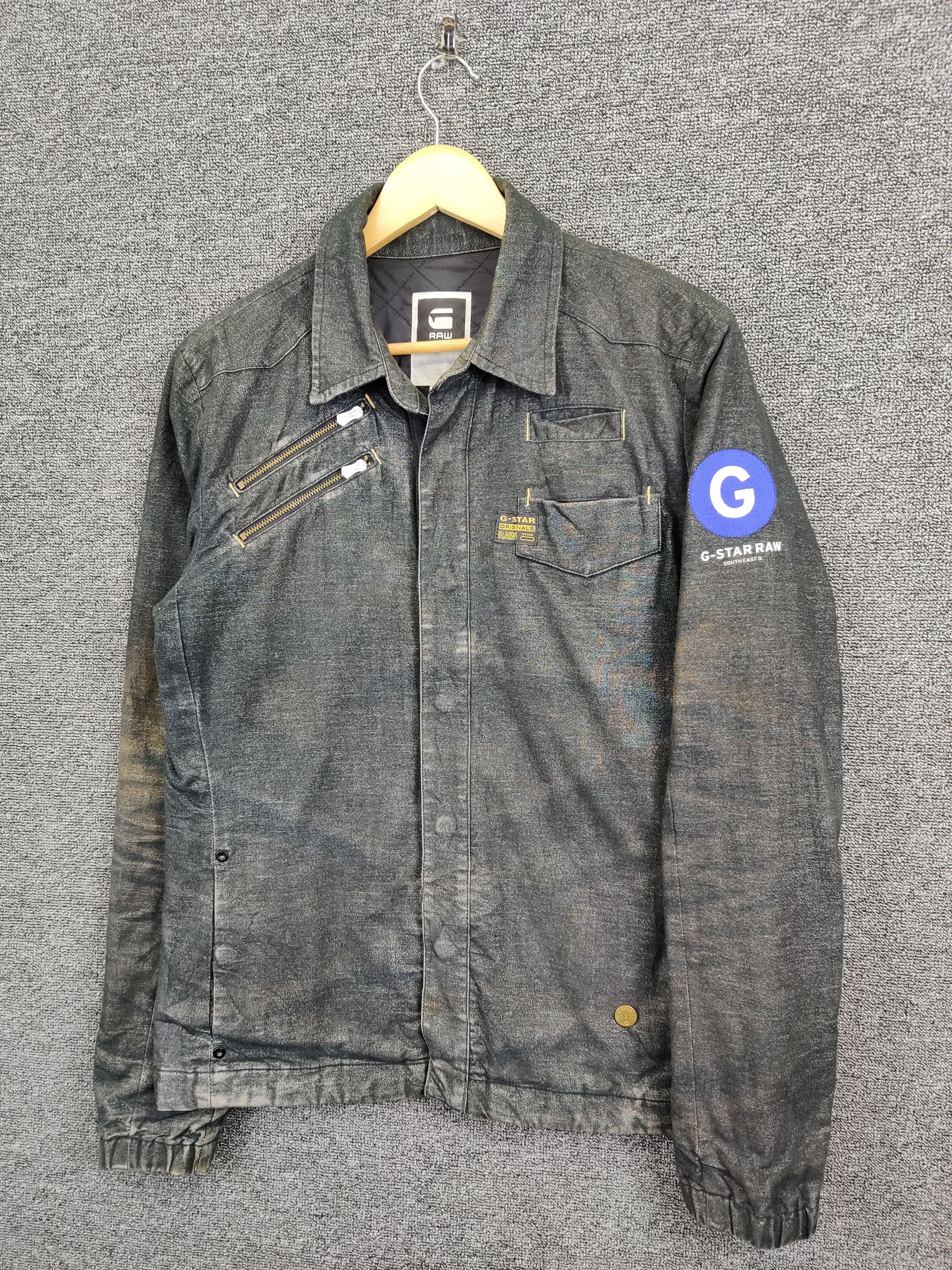G-Star G-Star Raw Denim 3301 Sun Faded Overshirt Denim Jacket Size US M / EU 48-50 / 2 - 2 Thumbnail