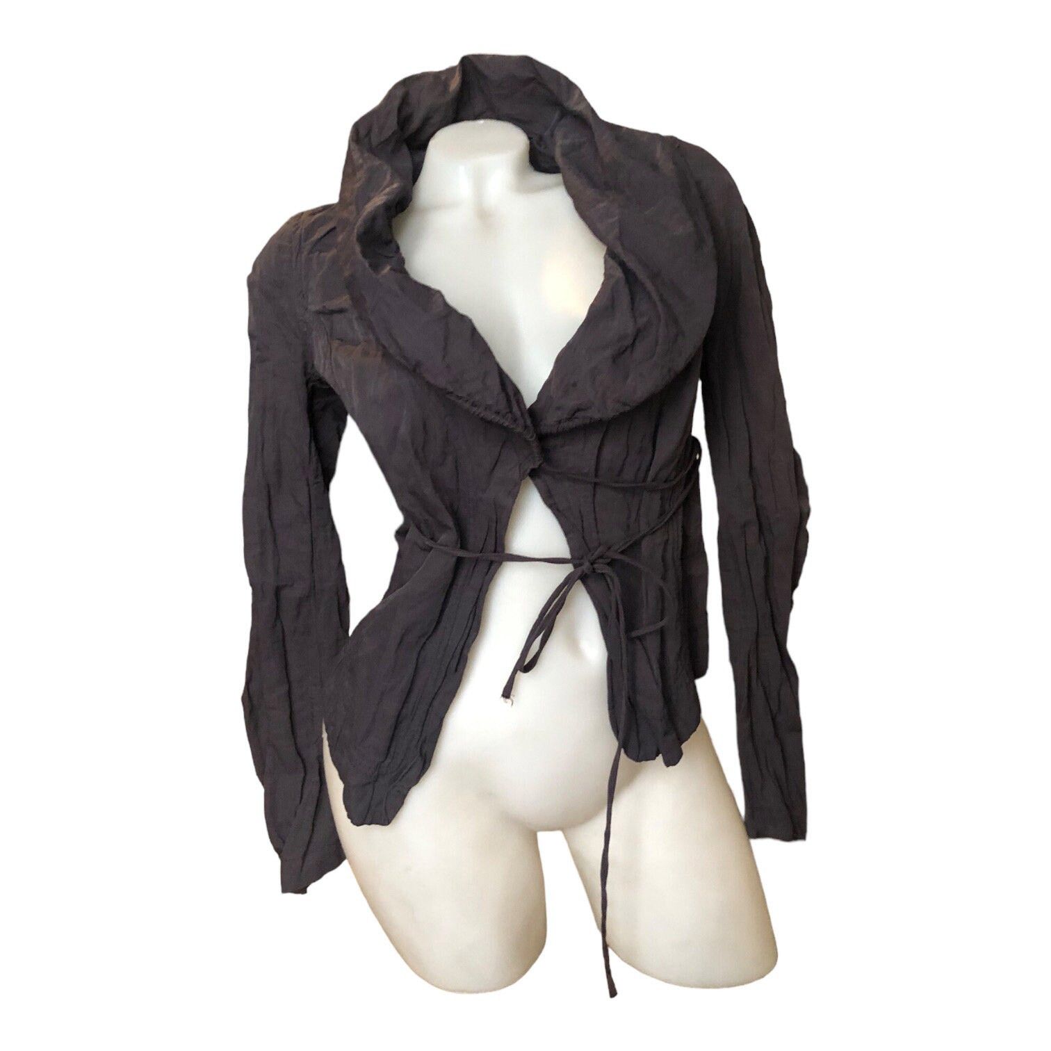 Cop Copine The Cop Copine Lace Wrap Around Modular Collar Jacket Size ONE SIZE - 1 Thumbnail