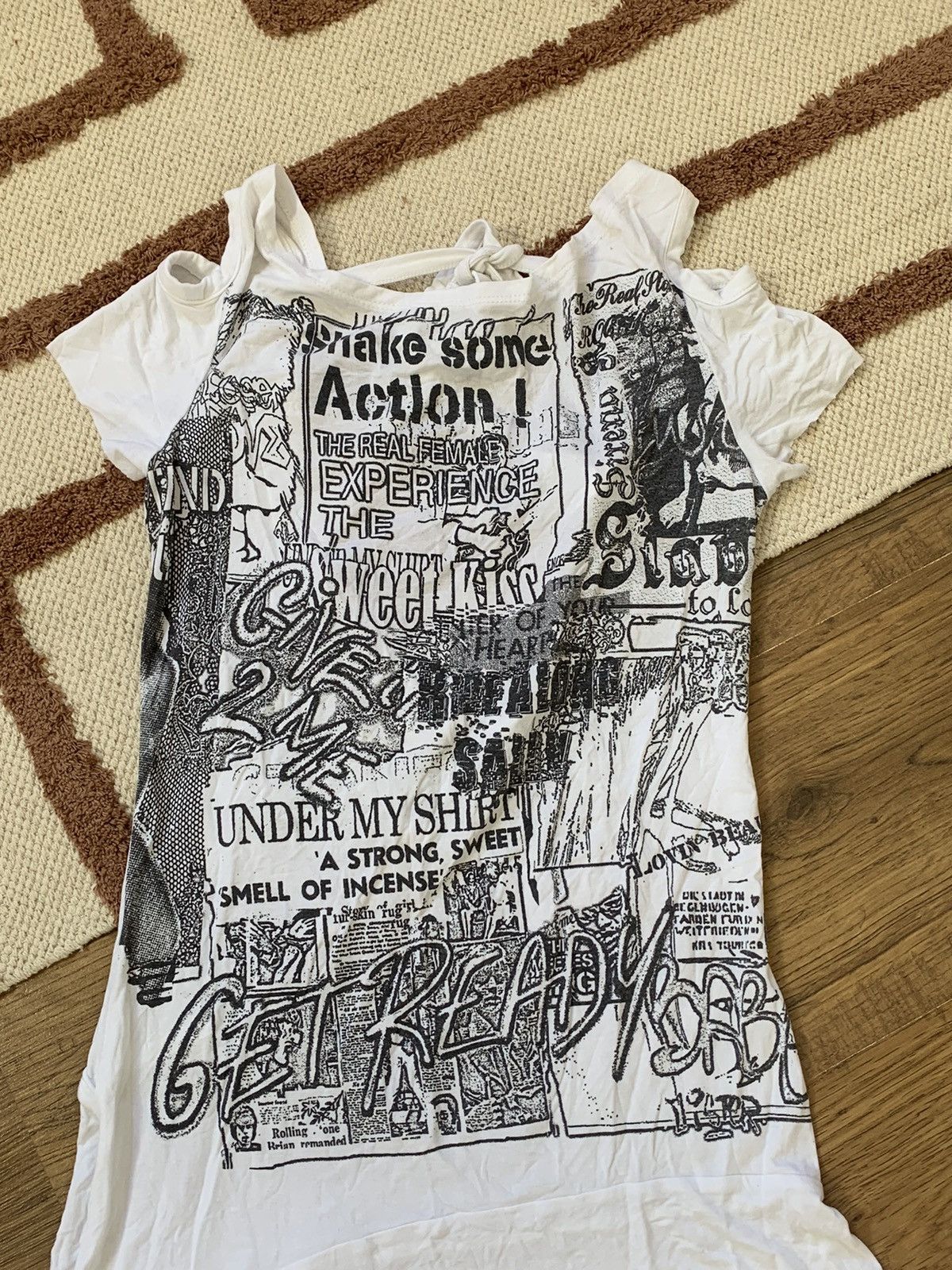 Morgan Homme VINTAGE AVANT GARDE MORGAN DE TOI MINI DRESS Size S / US 4 / IT 40 - 3 Thumbnail