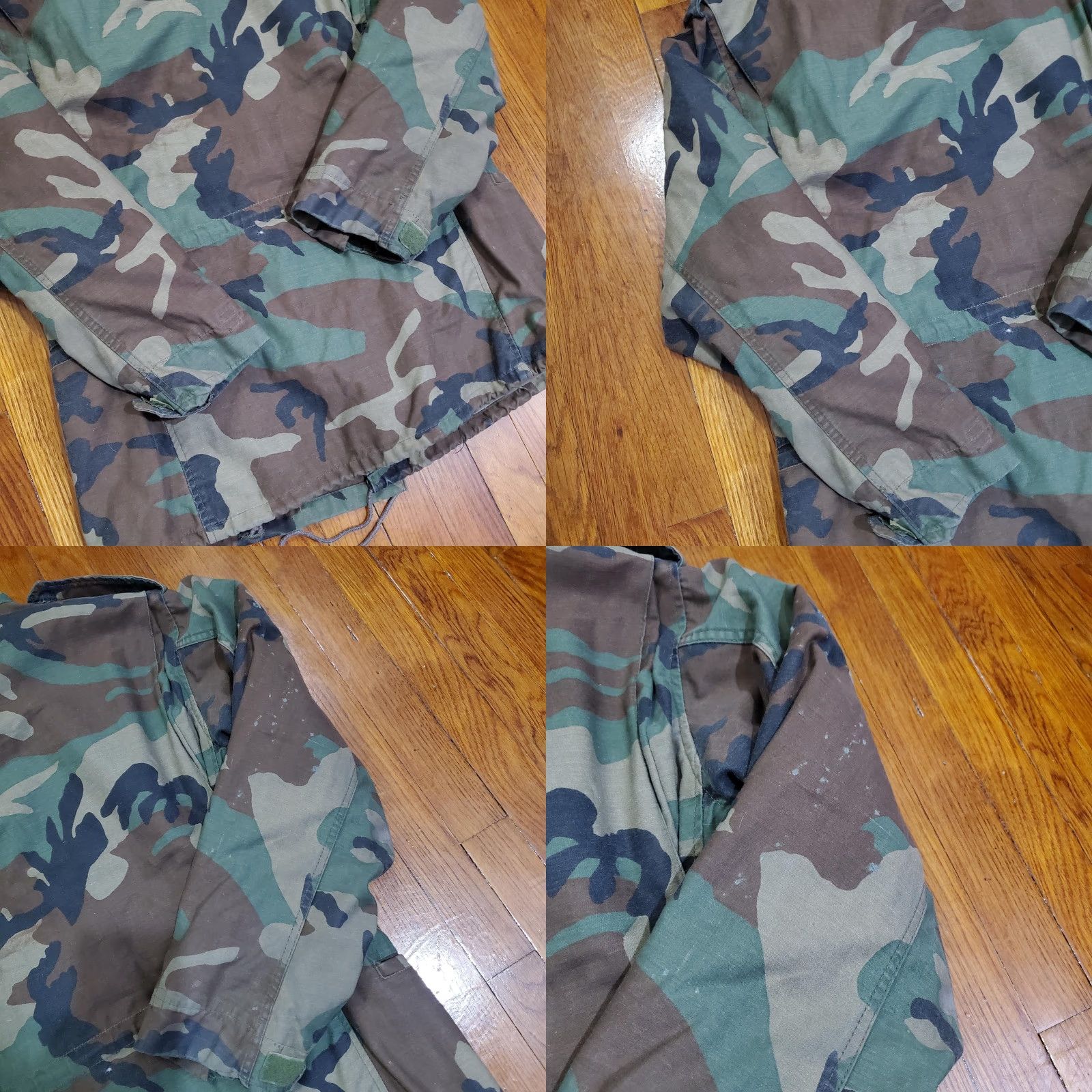 Vintage VINTAGE John Ownbey Company Jacket Mens Small Woodland Camo M65 Field Coat 80s Size US S / EU 44-46 / 1 - 9 Thumbnail