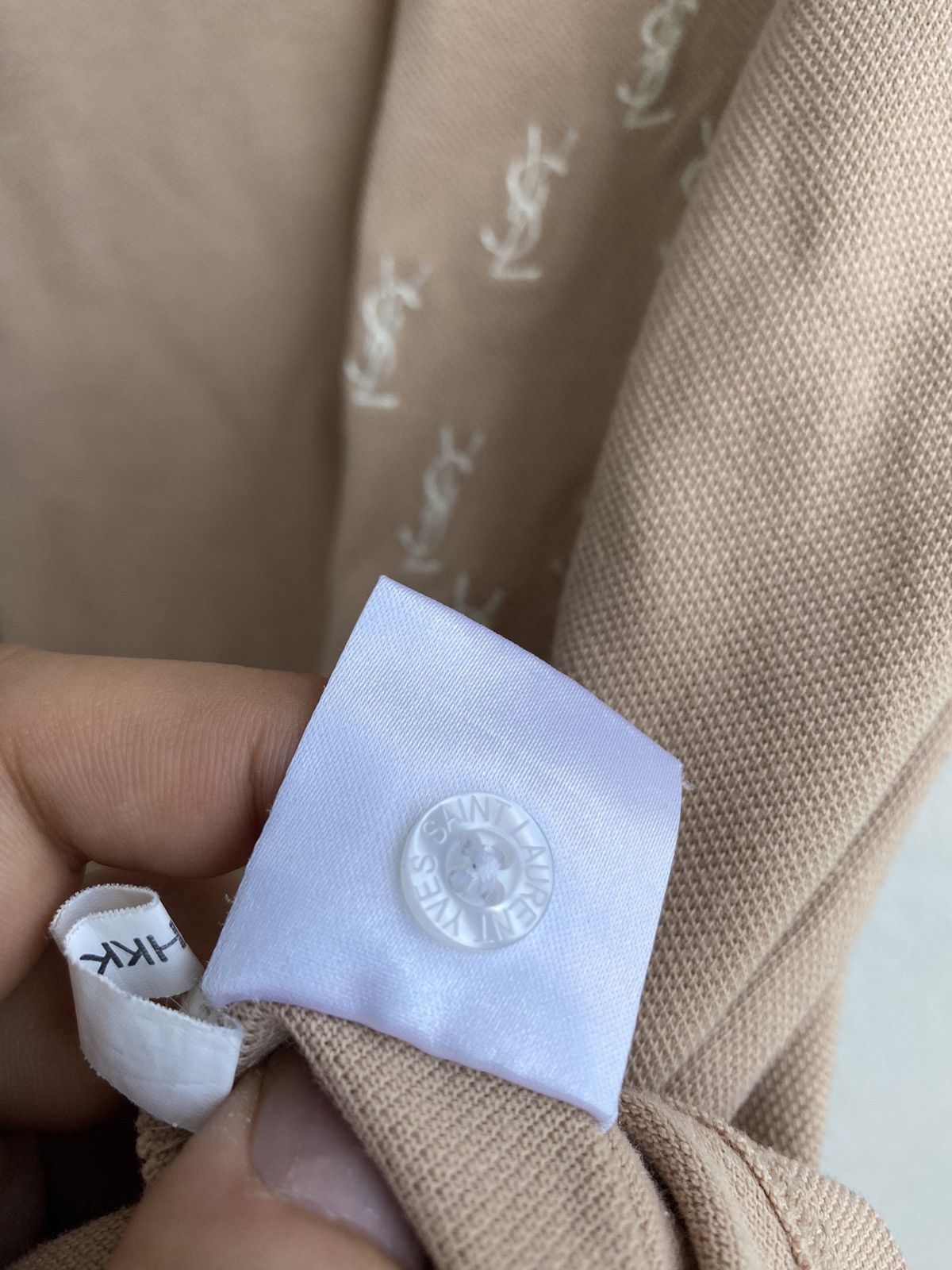 Yves Saint Laurent Monogram YSL Polo Beige YSL T-shirt YSL Shirt Size US M / EU 48-50 / 2 - 8 Thumbnail