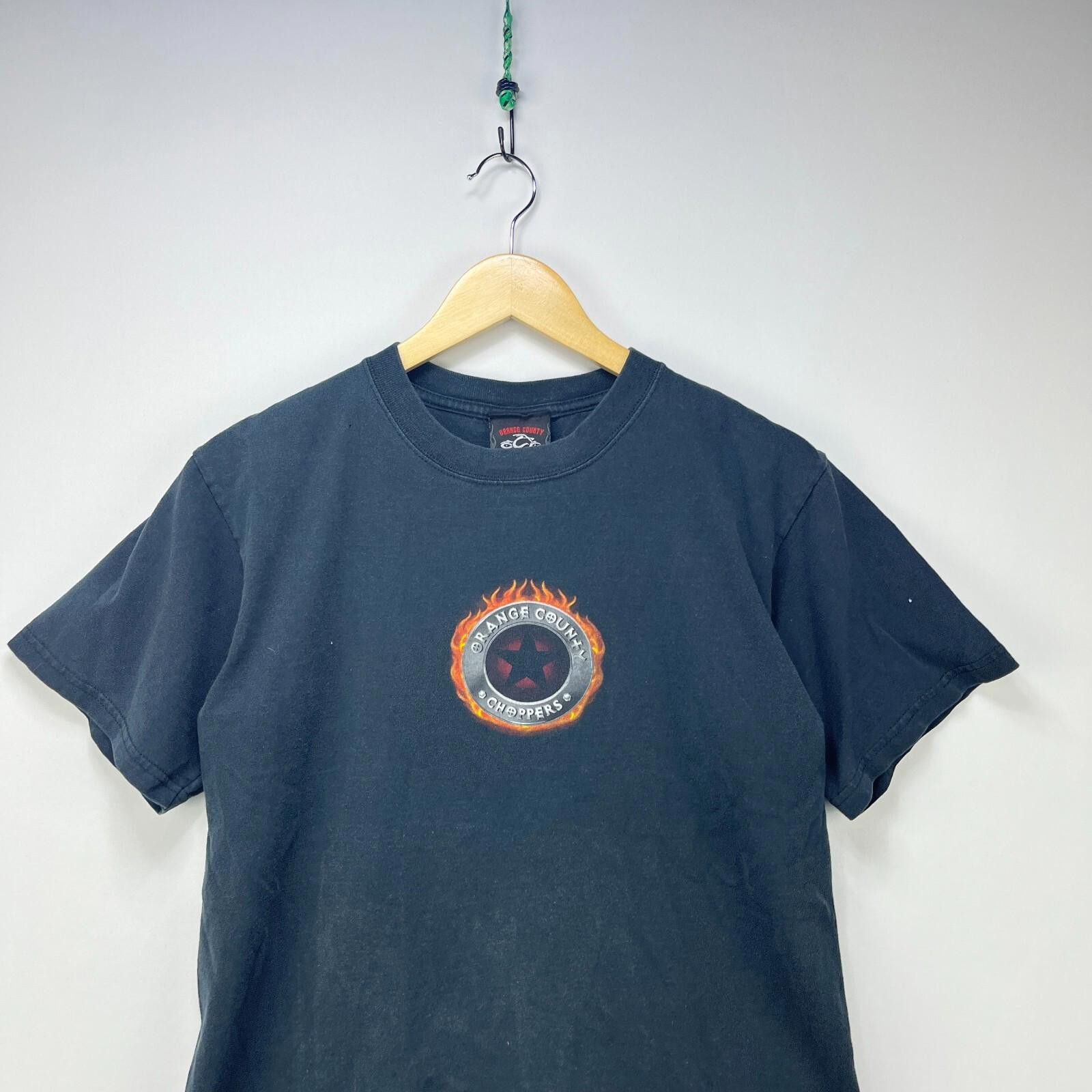 Vintage Vintage Y2K Orange County Choppers Flames T-shirt Medium Size US M / EU 48-50 / 2 - 2 Thumbnail