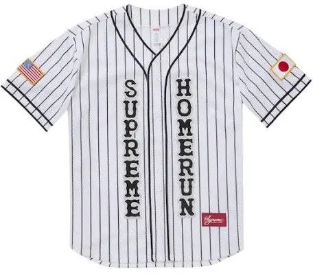 Supreme Supreme x Homerun Baseball Jersey Size US L / EU 52-54 / 3 - 2 Thumbnail