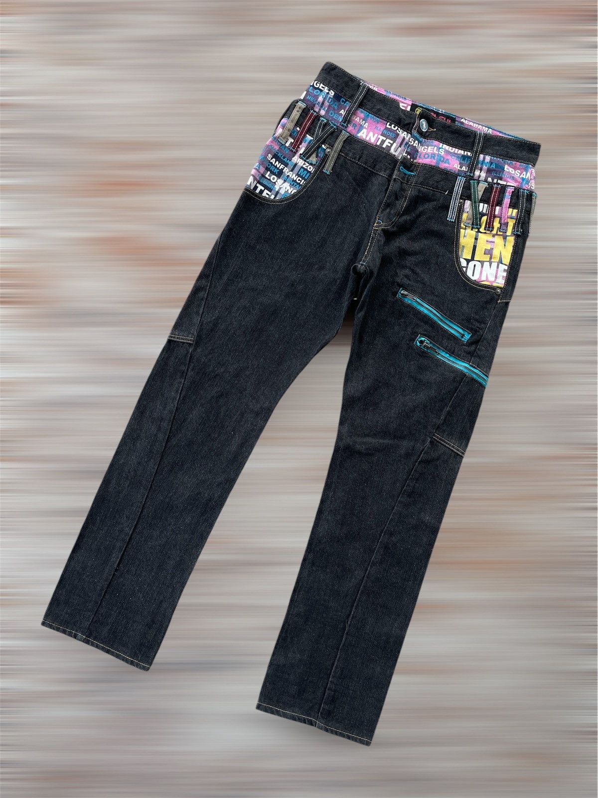 Japanese Brand ANTFUI DOUBLE WAIST LOOKLIKE HYSTERIC Size US 31 - 2 Thumbnail