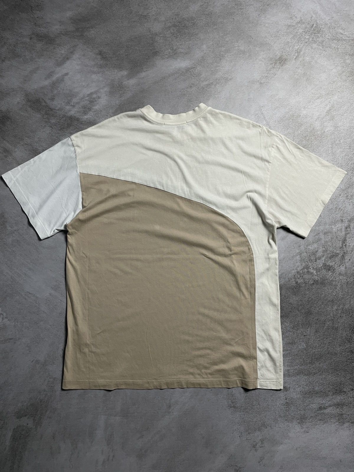 MSGM MSGM Milano Two Tone Tshirt Size US XL / EU 56 / 4 - 2 Thumbnail