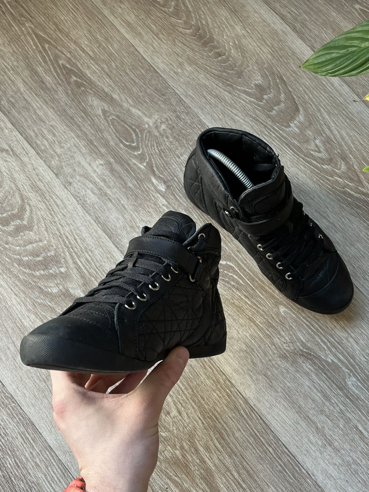 Dior Dior Quilted Leather Sneakers – Authentic Size US 7.5 / IT 37.5 - 6 Thumbnail