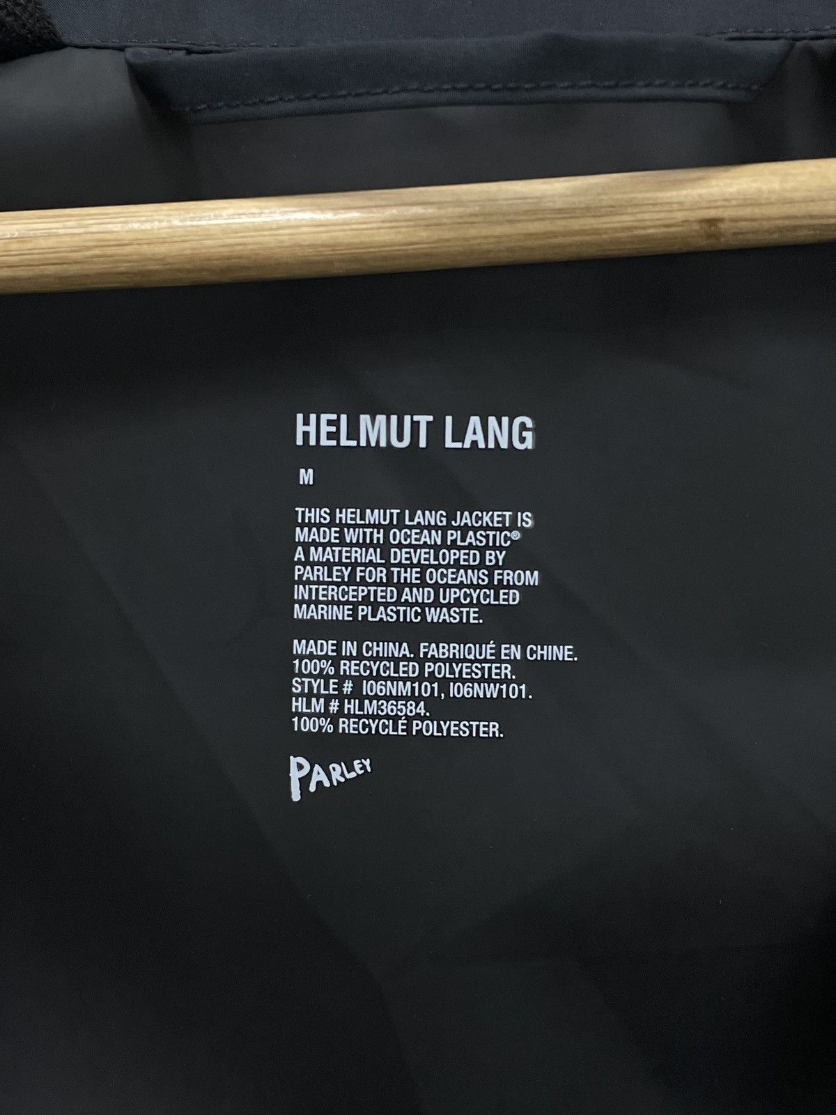 Helmut Lang Helmut Lang Parley Stadium Jacket – Size M Size US M / EU 48-50 / 2 - 11 Thumbnail