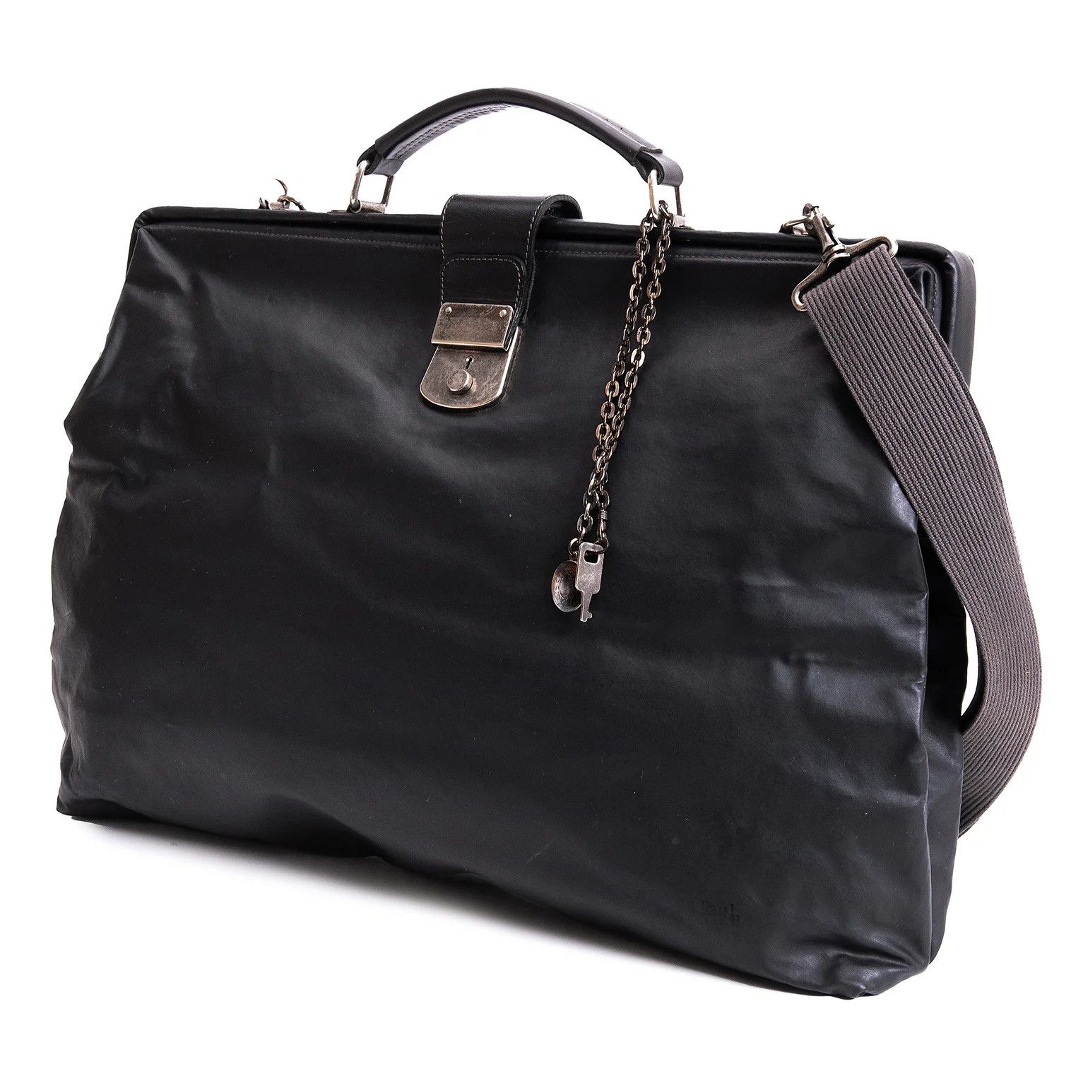 Jean Paul Gaultier Coated Doctor Bag in Black with Minor Scratches Size ONE SIZE - 1 Thumbnail