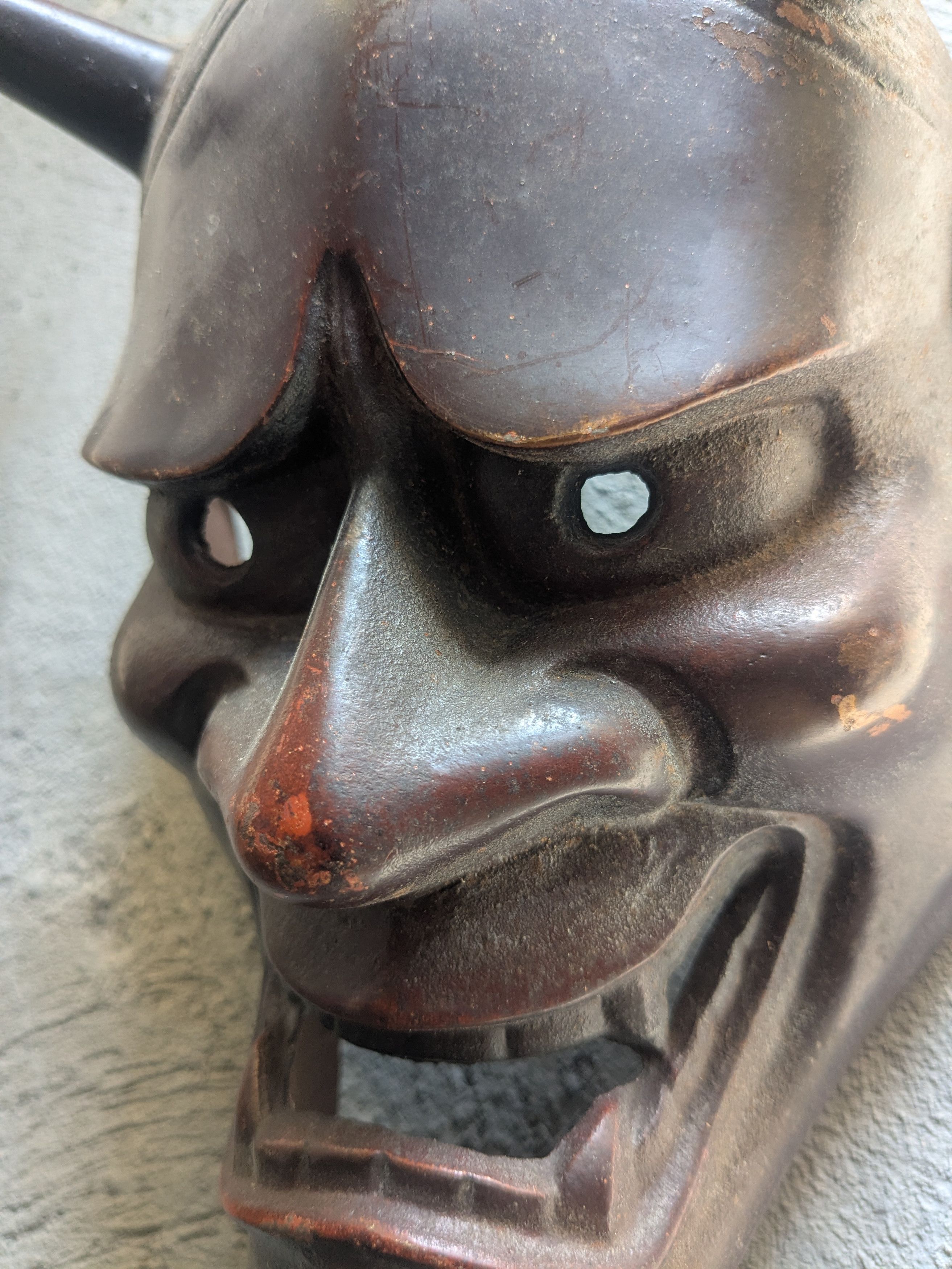 Vintage oni mask steel iron made in Japan vintage Size ONE SIZE - 3 Thumbnail