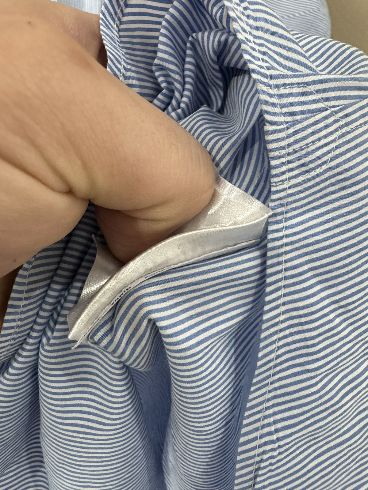 Prada PRADA Rare Deigner Striped Cotton shirt Size US L / EU 52-54 / 3 - 6 Thumbnail