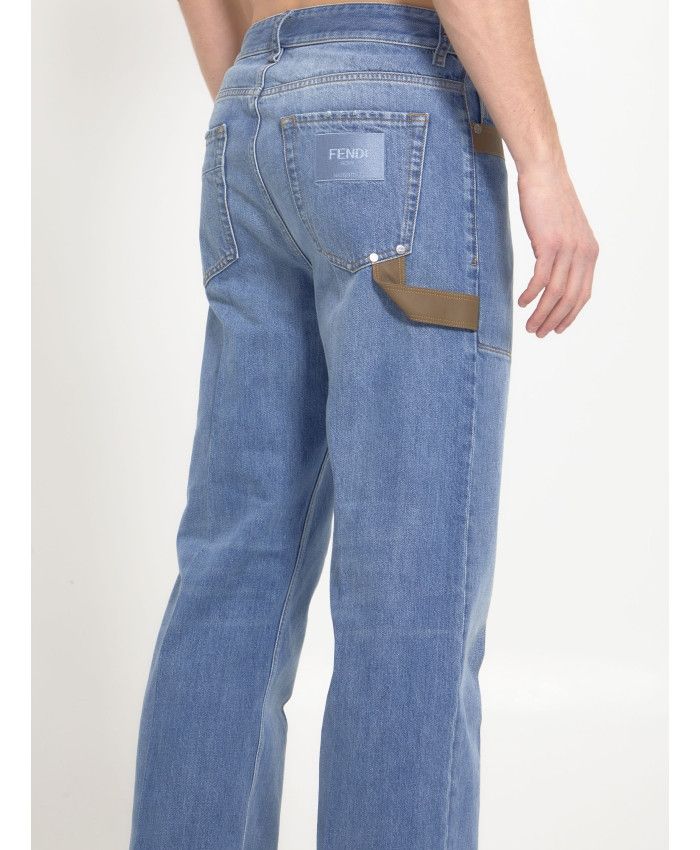Fendi o1loc1c0824 Trousers in Blue Size US 36 / EU 52 - 4 Thumbnail