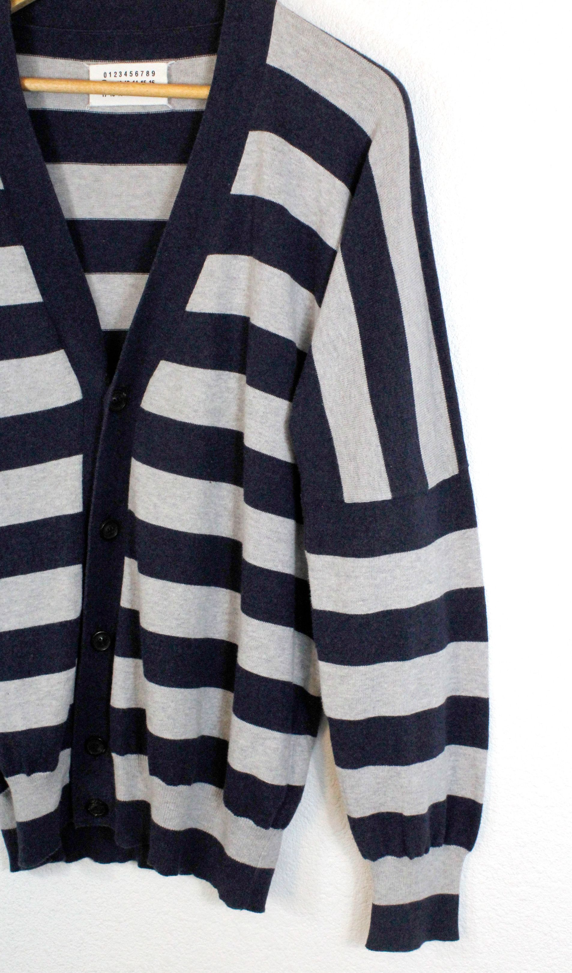 Maison Margiela Archive Maison Margiela Line (10) Wide Striped Cardigan Size US M / EU 48-50 / 2 - 5 Thumbnail