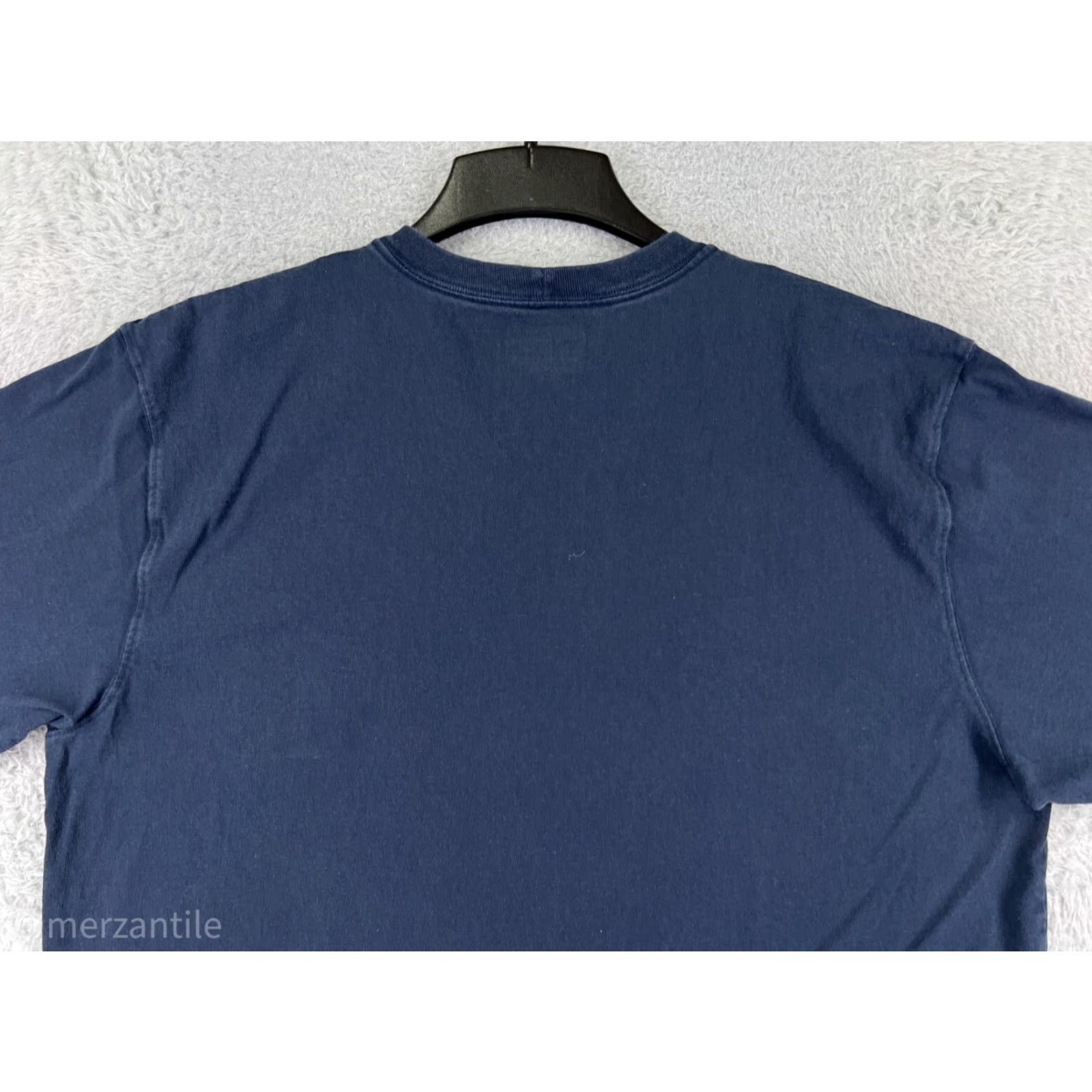 Carhartt Carhartt Mens T-Shirt Shirt L Blue 100% Cotton K87 Pocket Crew Neck Workwear Shirt Mens Blue K87 Size US L / EU 52-54 / 3 - 7 Thumbnail
