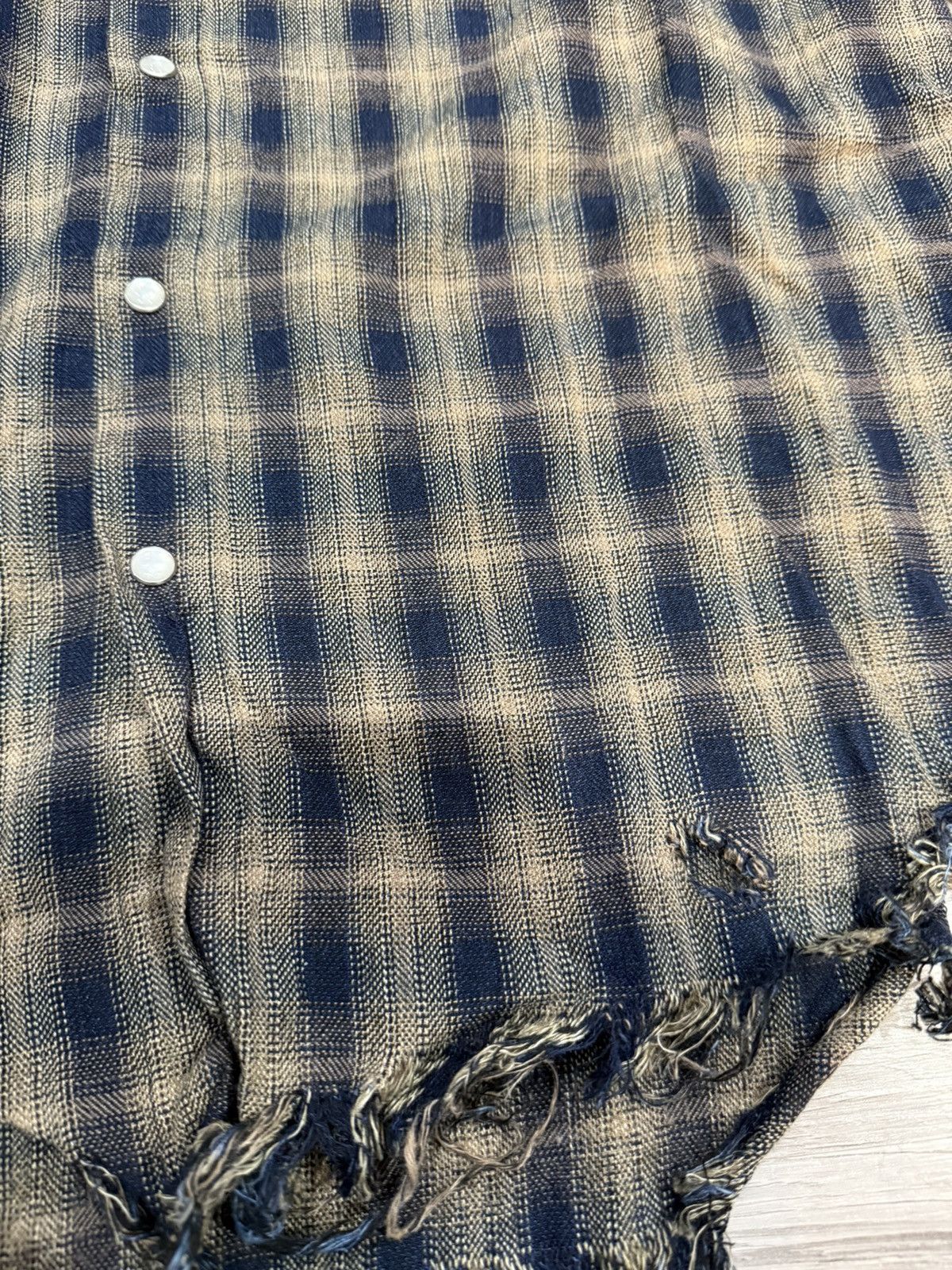 Vintage × Youths In Balaclava Youths in Balaclava Plaid Print Long Sleeve Dress Shirt Size US M / EU 48-50 / 2 - 5 Thumbnail