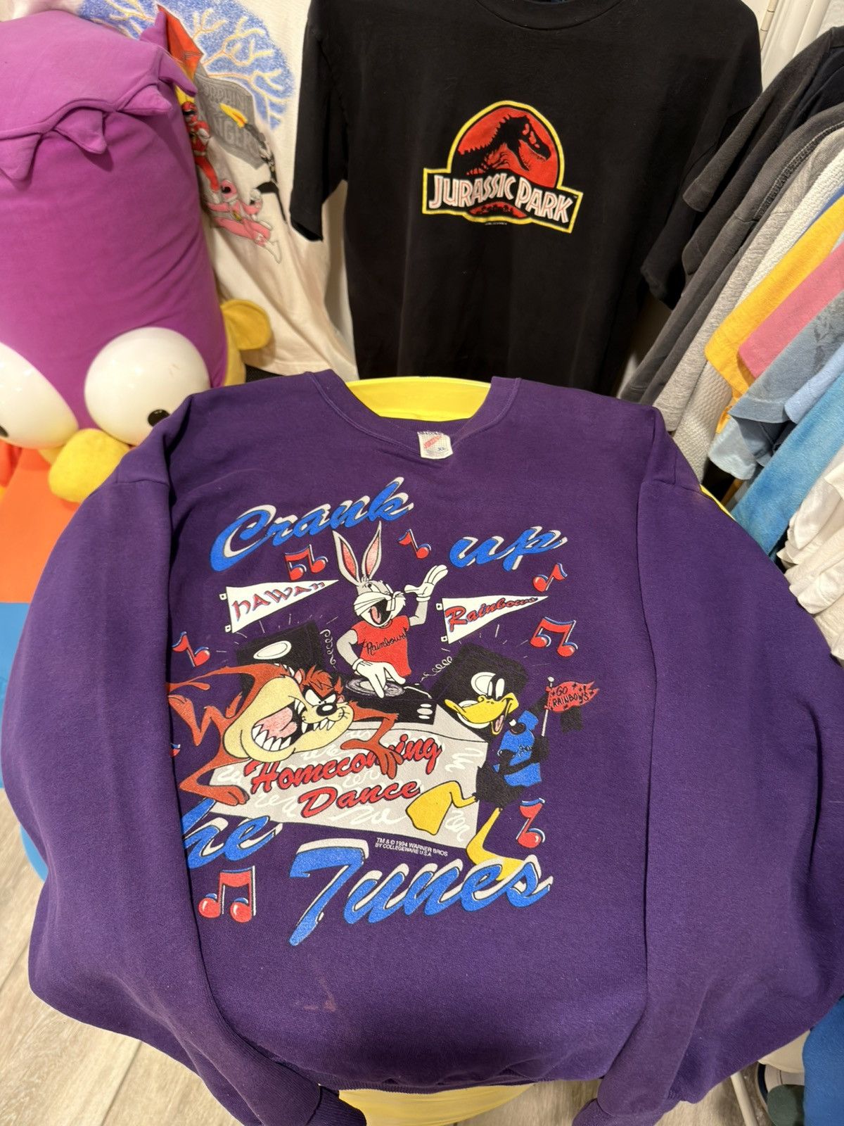 Vintage 1990s Looney Tunes crewneck vintage Size US S / EU 44-46 / 1 - 4 Thumbnail