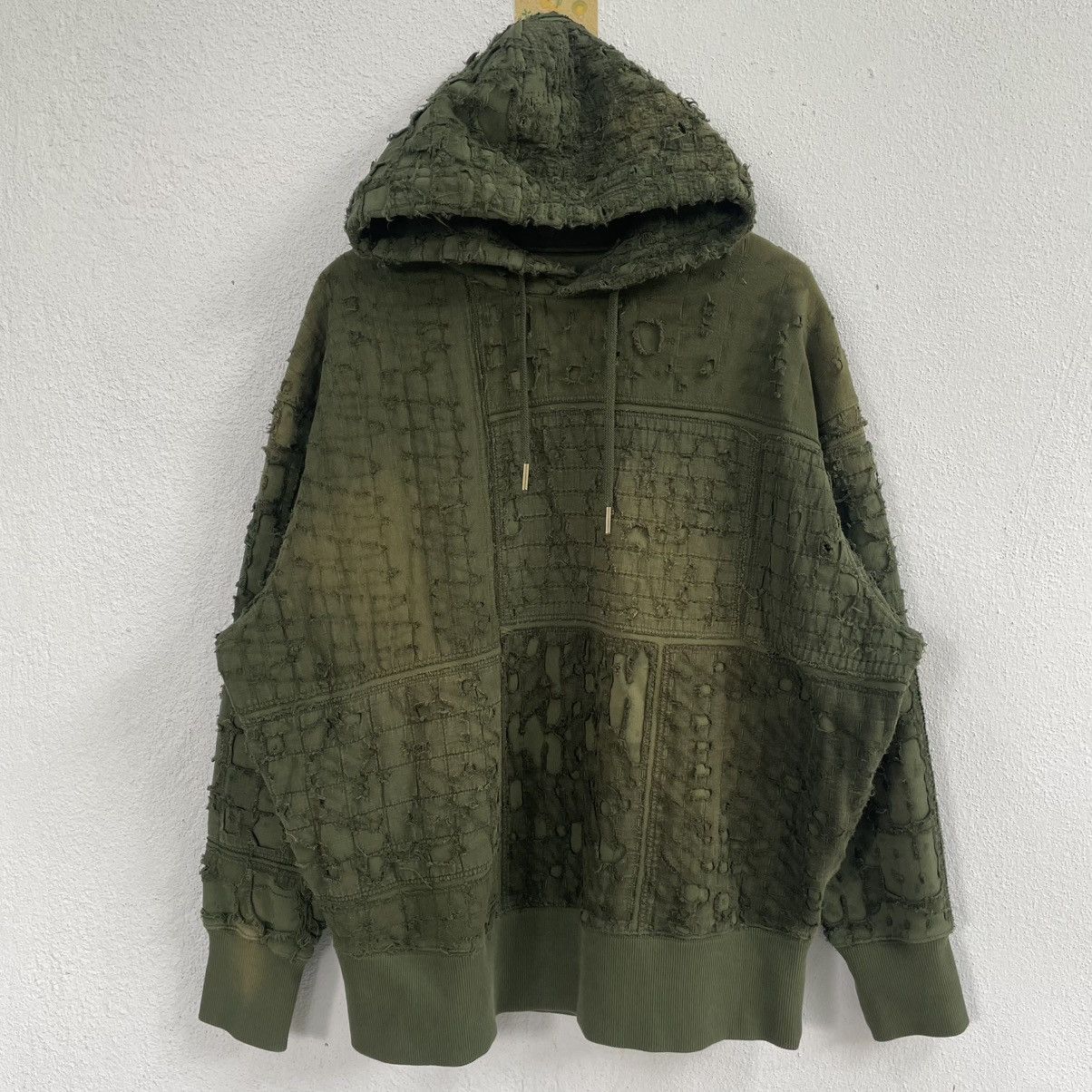 Givenchy 22ss boro hoodie destroyed