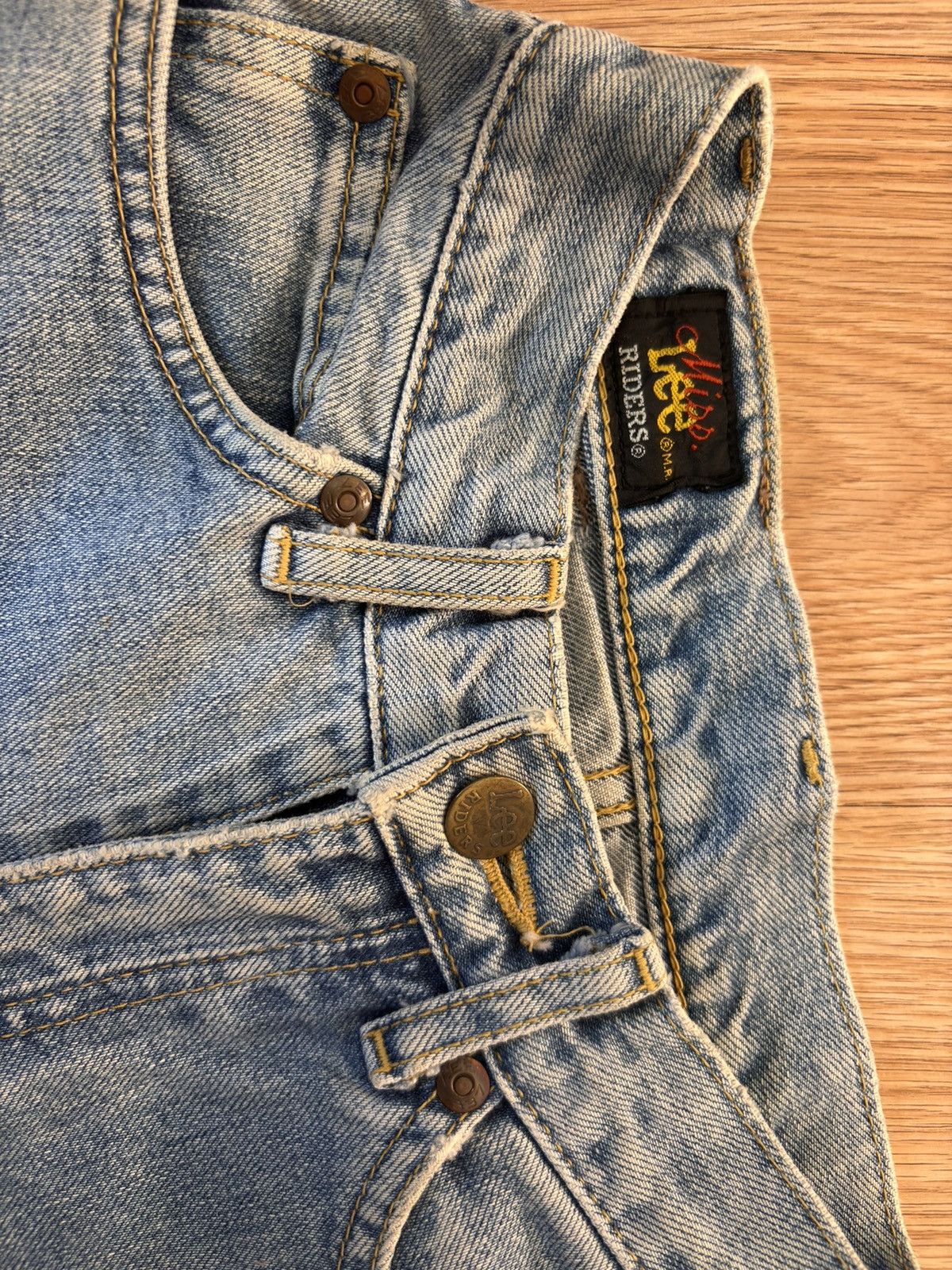 Lee Vintage 80s Miss Lee High Waisted Jeans Size 28" / US 6 / IT 42 - 5 Thumbnail