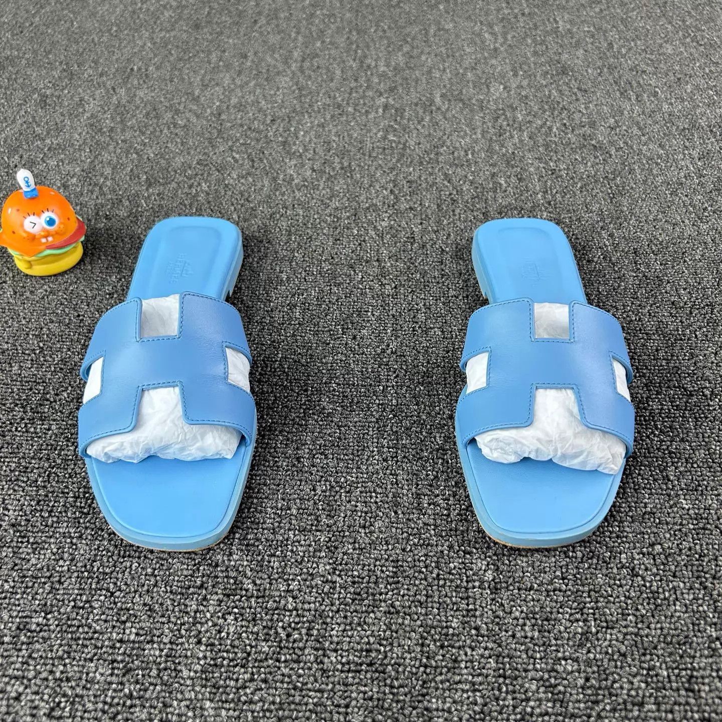 Hermes Hermes Classic Blue H Sandal 39 Size US 8.5 / IT 38.5 - 2 Thumbnail
