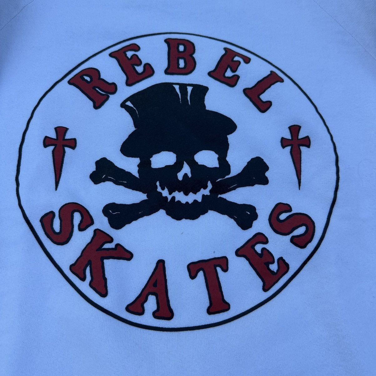 Vintage Vintage Rebel Skates Raglin Sweatshirt Size US M / EU 48-50 / 2 - 3 Thumbnail