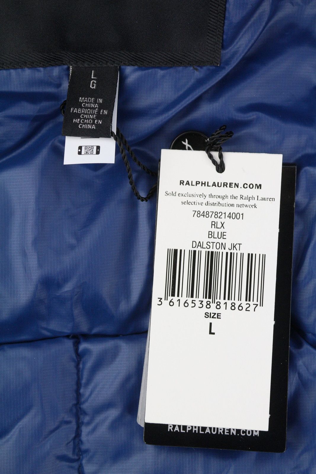 Ralph Lauren Dalston L Blue Pertex Down Filled 86984 Size US L / EU 52-54 / 3 - 10 Thumbnail