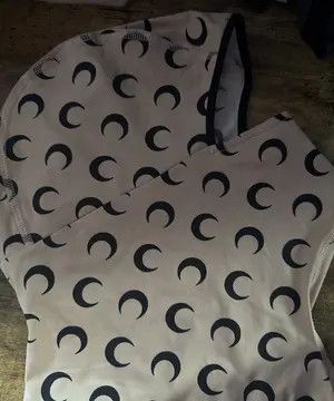 Marine Serre Marine Serre Beige All Over Moon Balaclava Size ONE SIZE - 1 Thumbnail