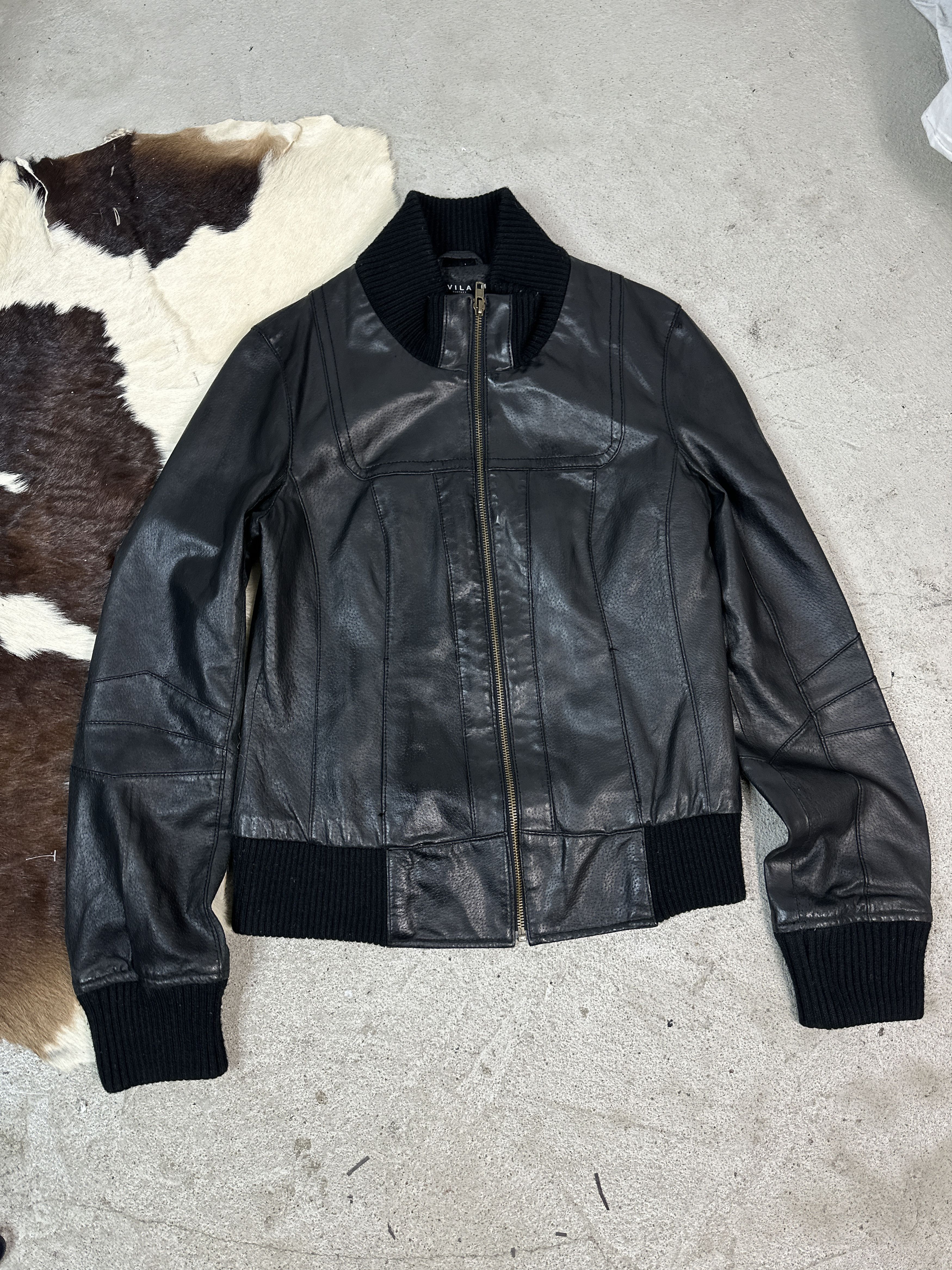 Vintage Vintage Moto Leather Jacket Size M / US 6-8 / IT 42-44 - 1 Thumbnail