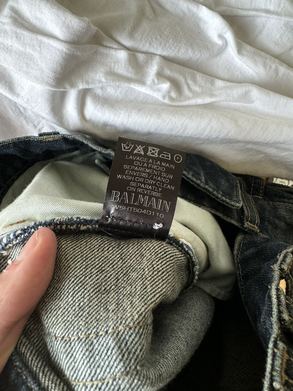 Balmain Balmain Decarnin Biker denim Size US 31 - 9 Thumbnail