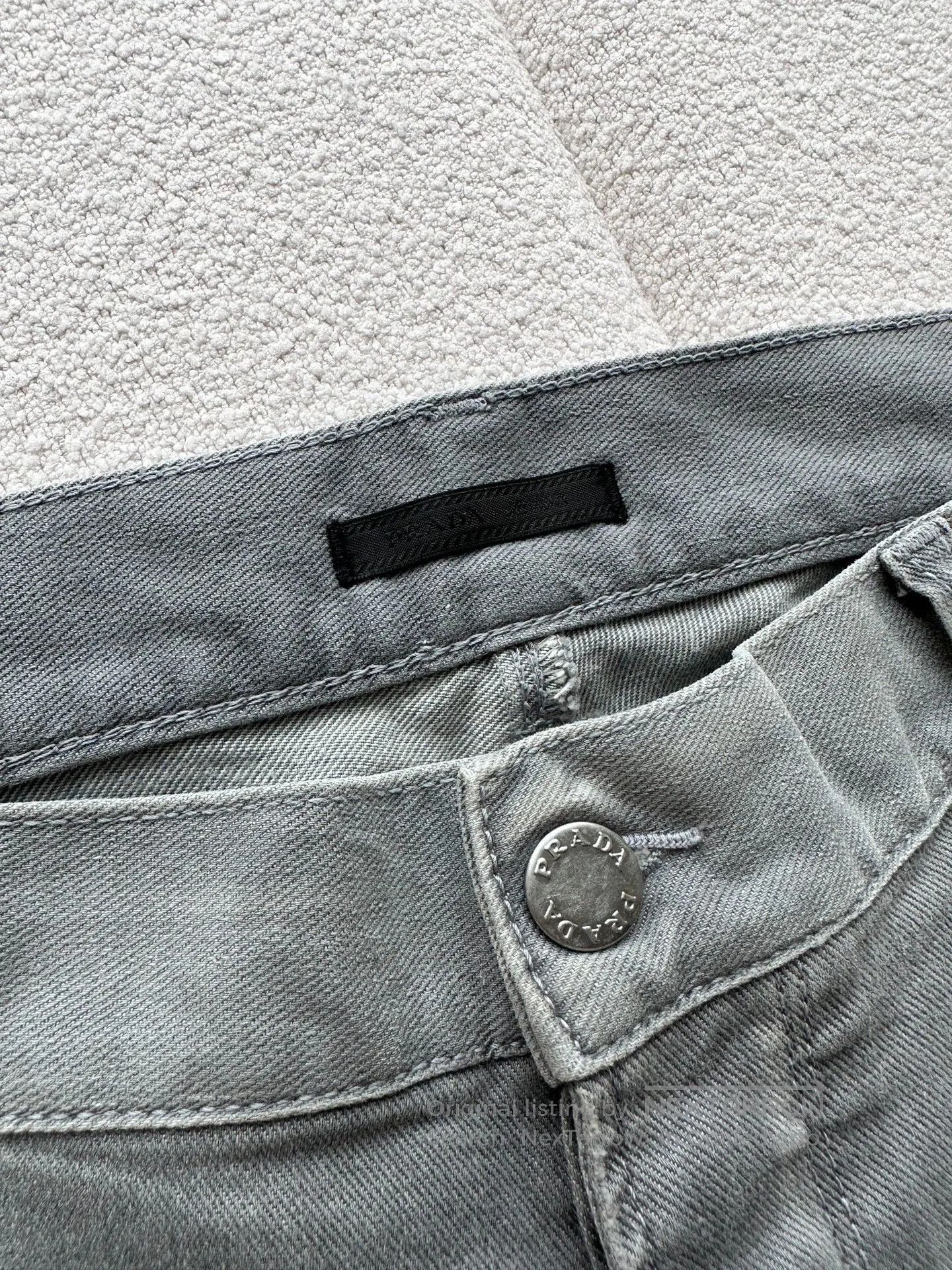 Prada Prada Casual Gray Denim Pants for Men. Size US 35 - 6 Thumbnail