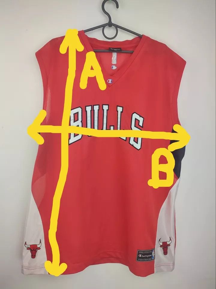 NBA × Vintage Rare Vintage NBA CHAMPION CHICAGO BULLS Basketball Jerseys Size US XL / EU 56 / 4 - 7 Thumbnail