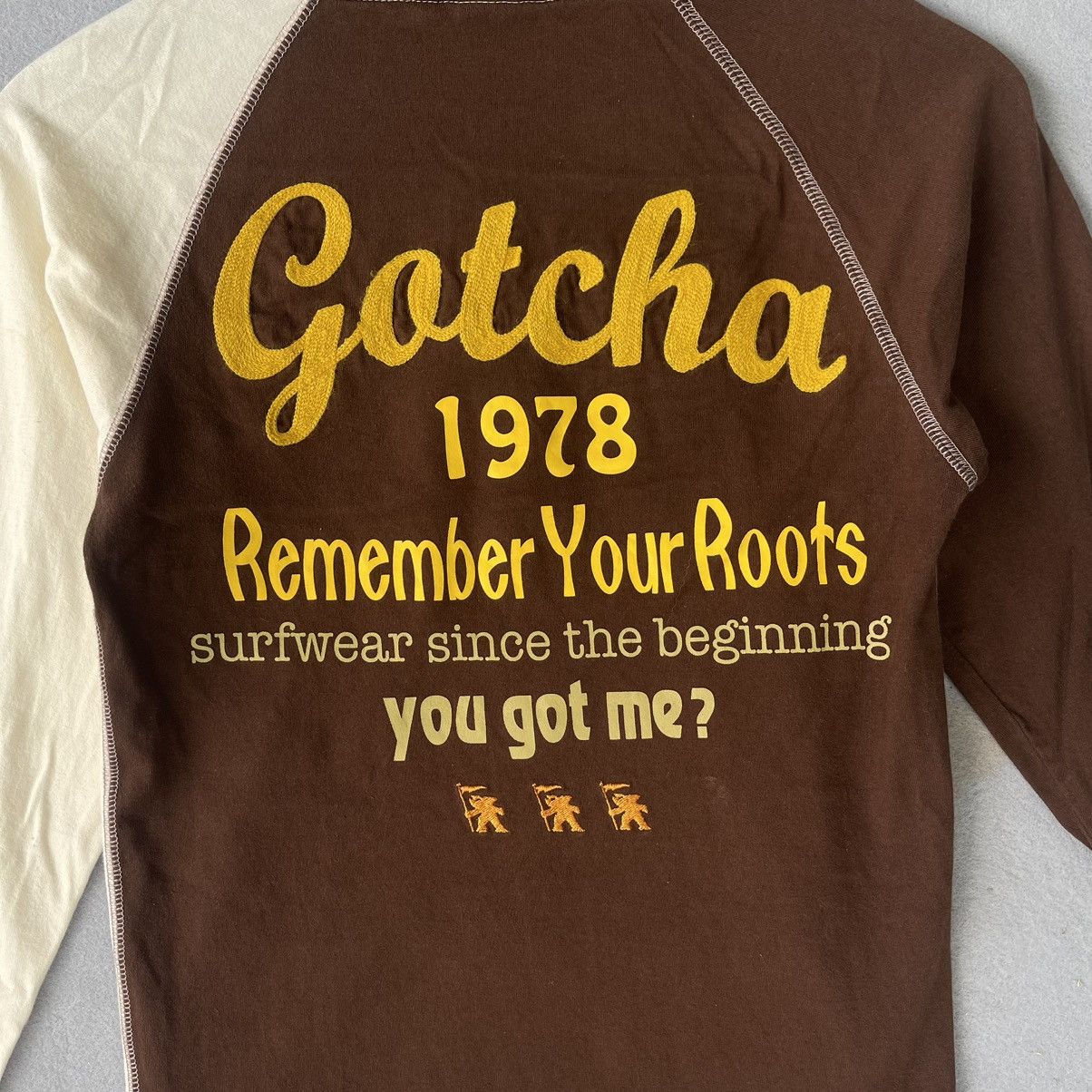 Gotcha Vintage Gotcha Surf Travel Hoodie Y2K Brown White Size US XS / EU 42 / 0 - 7 Thumbnail