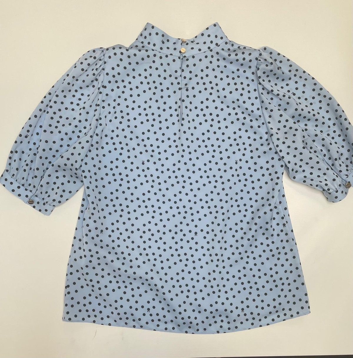 Ted Baker Light blue polka dot puff sleeve blouse Size XS / US 0-2 / IT 36-38 - 2 Thumbnail