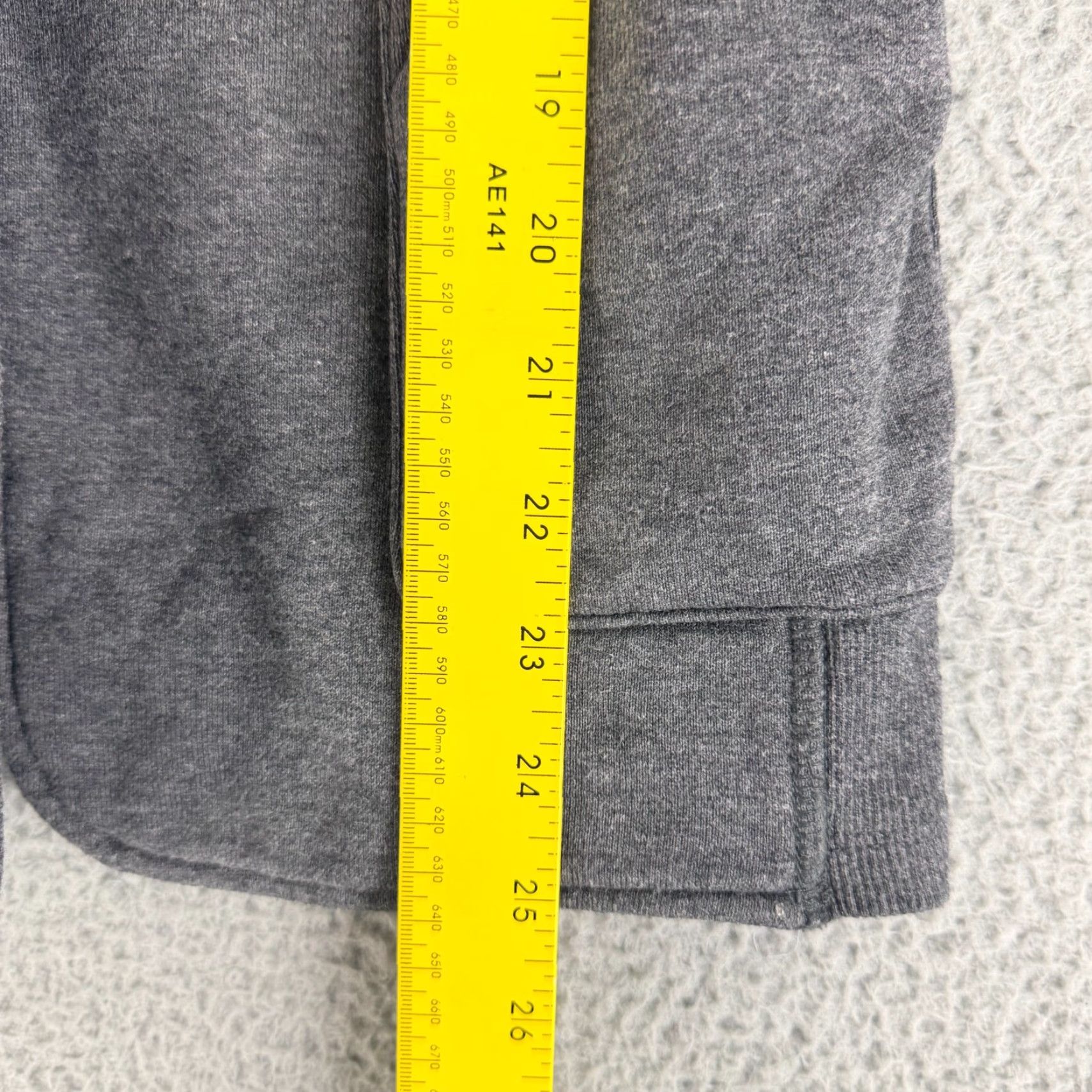 James Perse James Perse Shawl Collar Jacket Womens Large Gray Cotton Button Long Sleeve Size L / US 10 / IT 46 - 6 Thumbnail