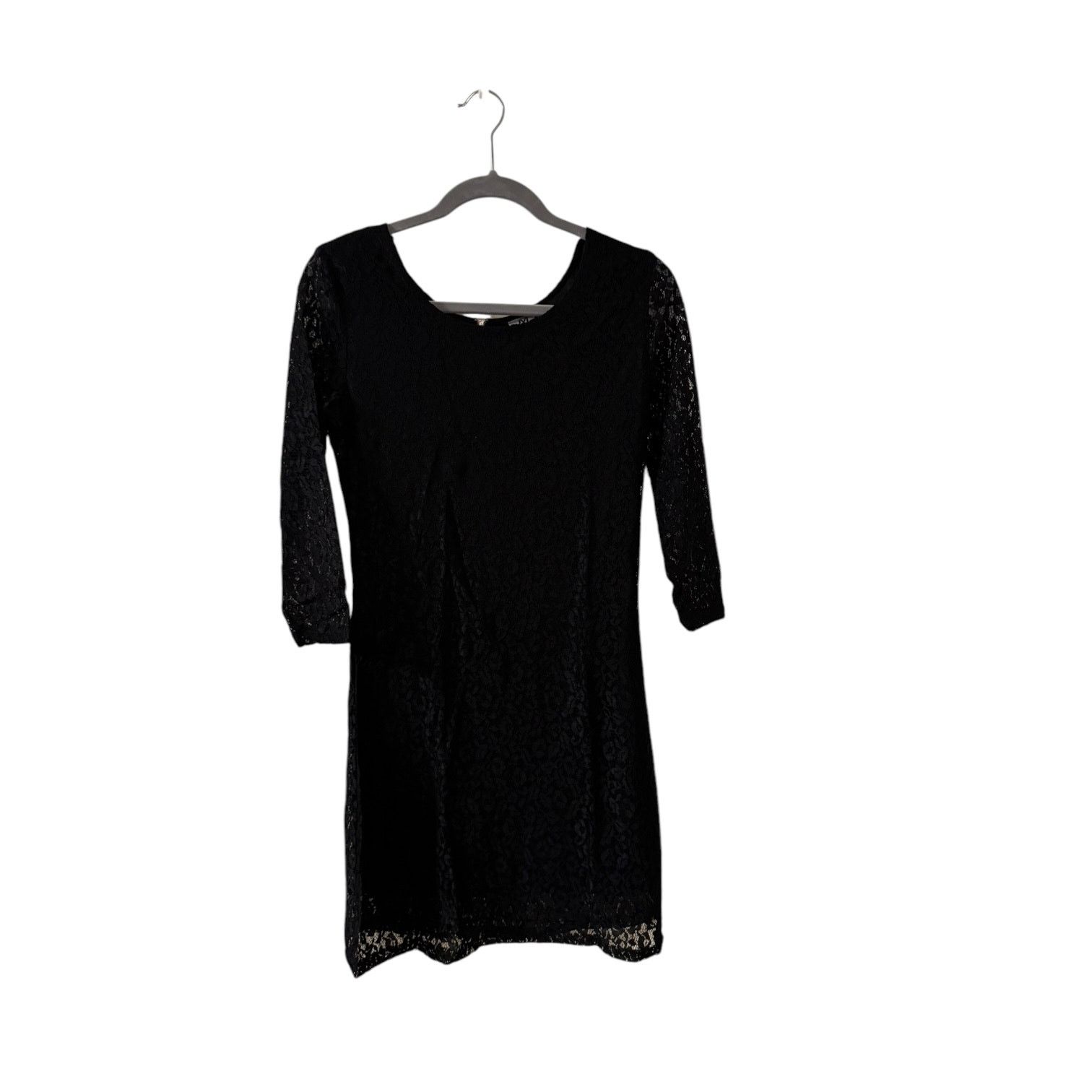 Other Jonathan Martin Black Lacy Women’s Shift Dress Small Size S / US 4 / IT 40 - 1 Thumbnail
