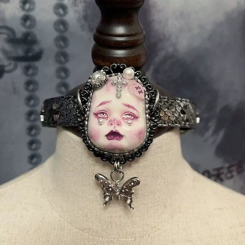 Japanese Brand × Vintage Retro punk necklace Size ONE SIZE - 3 Thumbnail