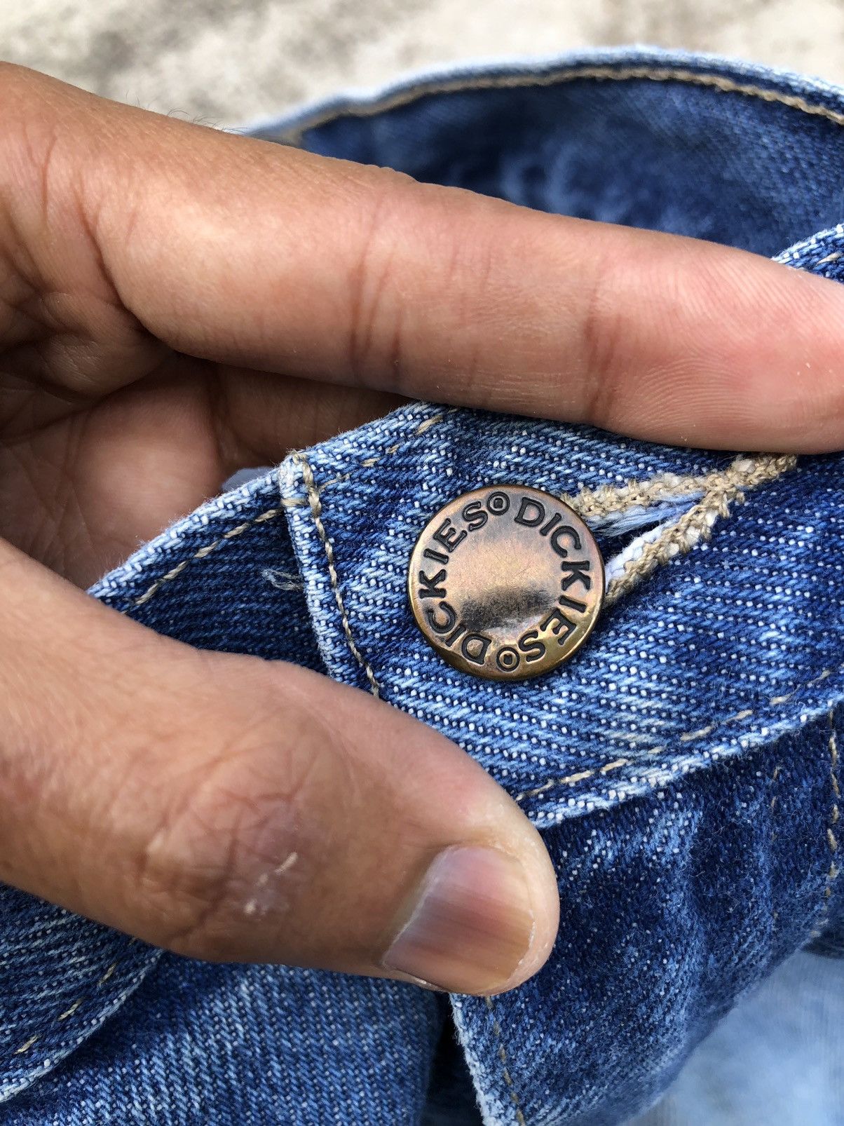 Dickies × Vintage DICKIES CARPENTER DISTRESSED DENIM Size US 30 / EU 46 - 5 Thumbnail