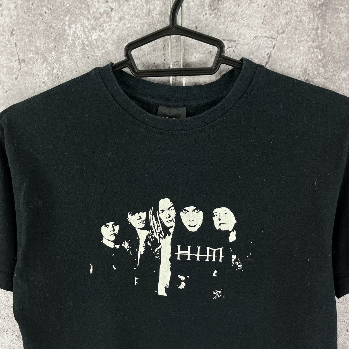Band Tees Vintage HIM 2007 Rock T-Shirt Big Centre Logo Black Size S Size US M / EU 48-50 / 2 - 2 Thumbnail
