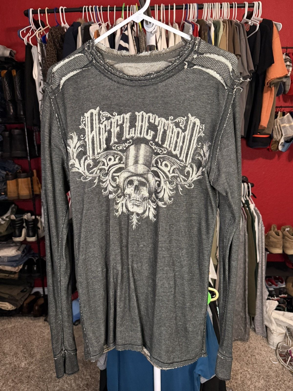 Affliction Affliction Reversible Long Sleeve Size US L / EU 52-54 / 3 - 1 Thumbnail