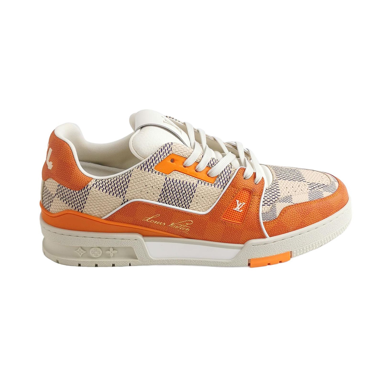 Louis Vuitton Louis Vuitton Damier Checkerboard LV Trainer Sneakers 43.5 Size US 10 / EU 43 - 1 Thumbnail